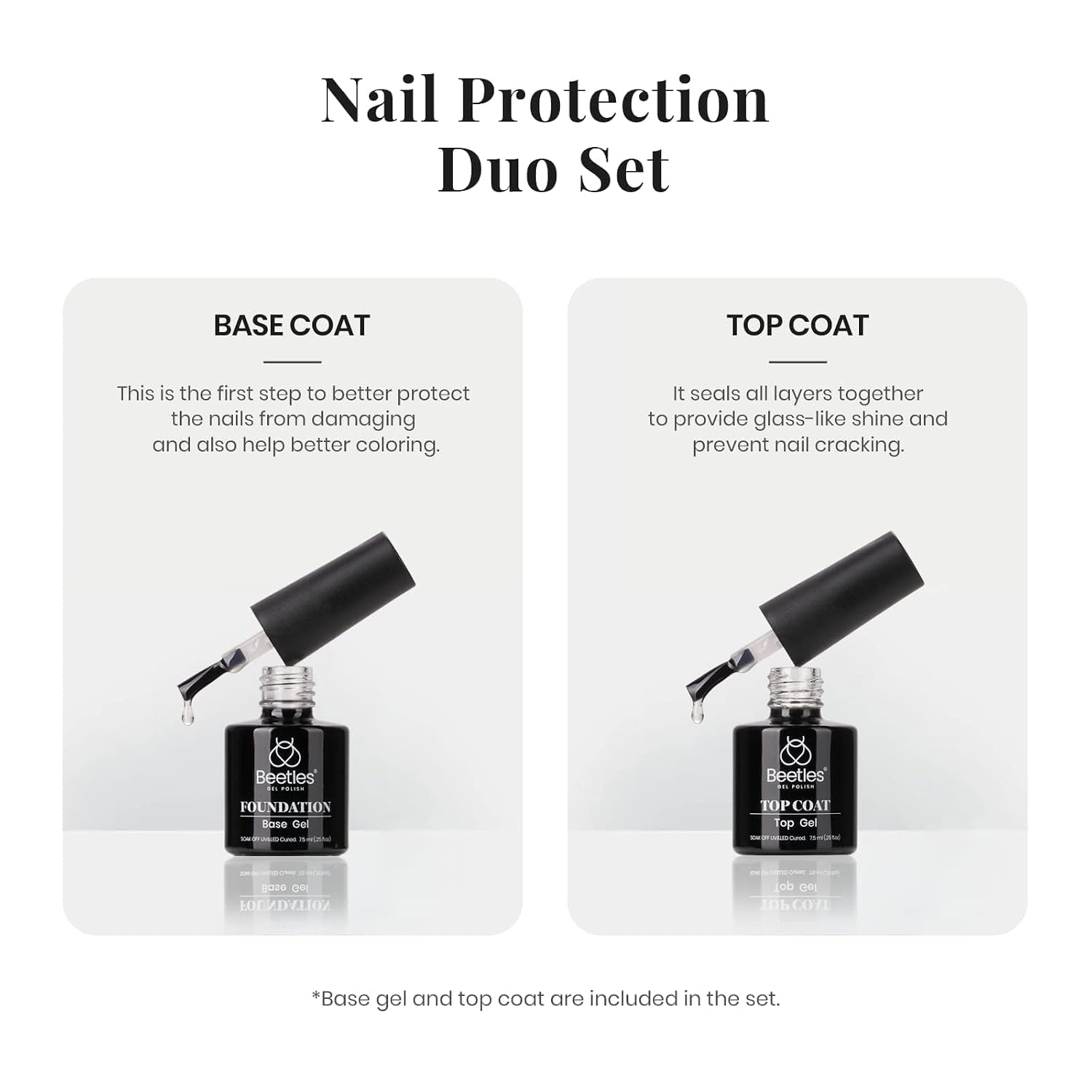 image:imageBeetles Cat Eye Gel Nail Polish Set Gilded Street 6 Colors Fall Gel Polish Glitter Gel Nail Kit Brown Red Gold Green 3D Shimmer Effect Soak Off UV DIY Salon Nail Art Fall Manicure Gift for Women00Black White Colors