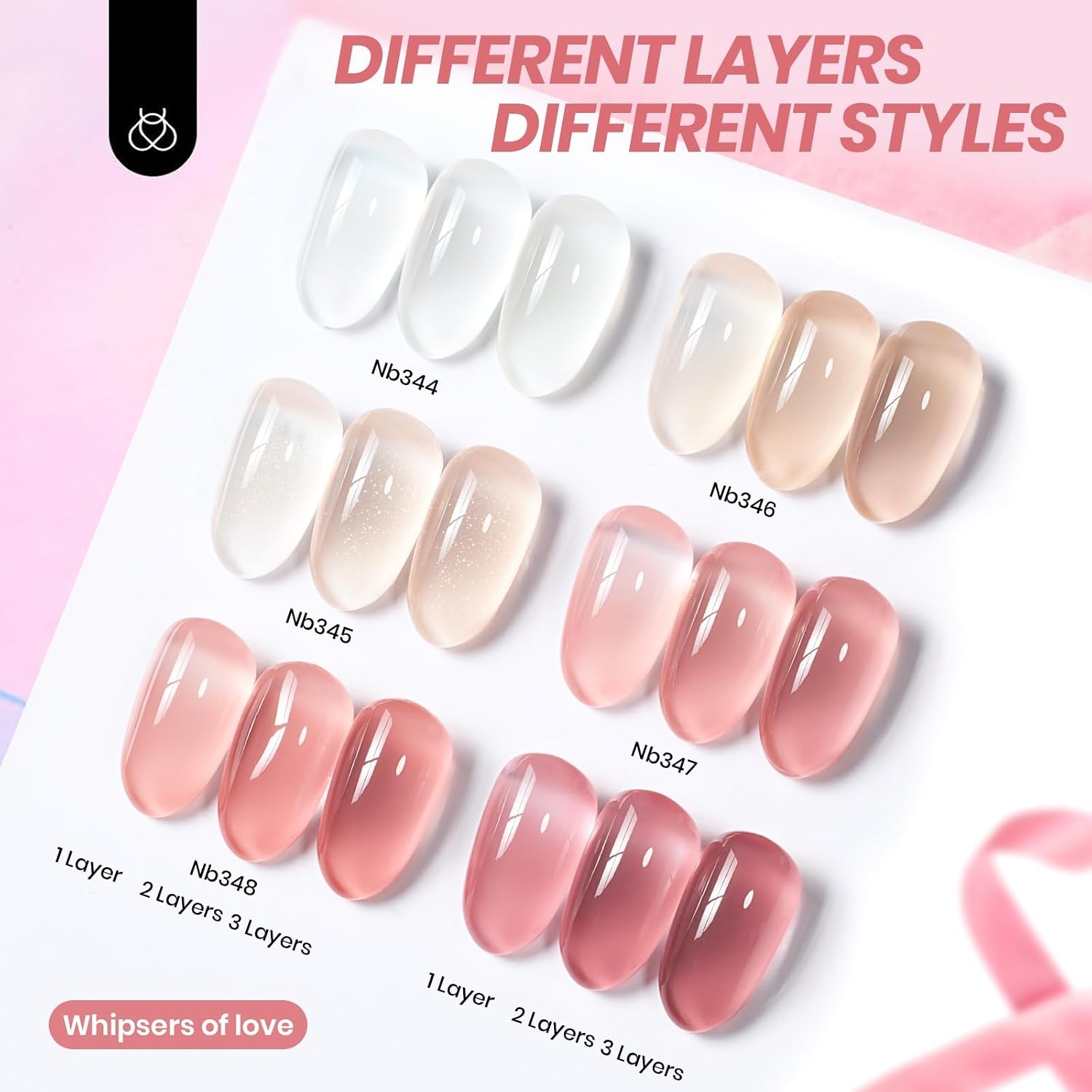 image:imageBeetles Cat Eye Gel Nail Polish Set Gilded Street 6 Colors Fall Gel Polish Glitter Gel Nail Kit Brown Red Gold Green 3D Shimmer Effect Soak Off UV DIY Salon Nail Art Fall Manicure Gift for Women000Whispers of Love