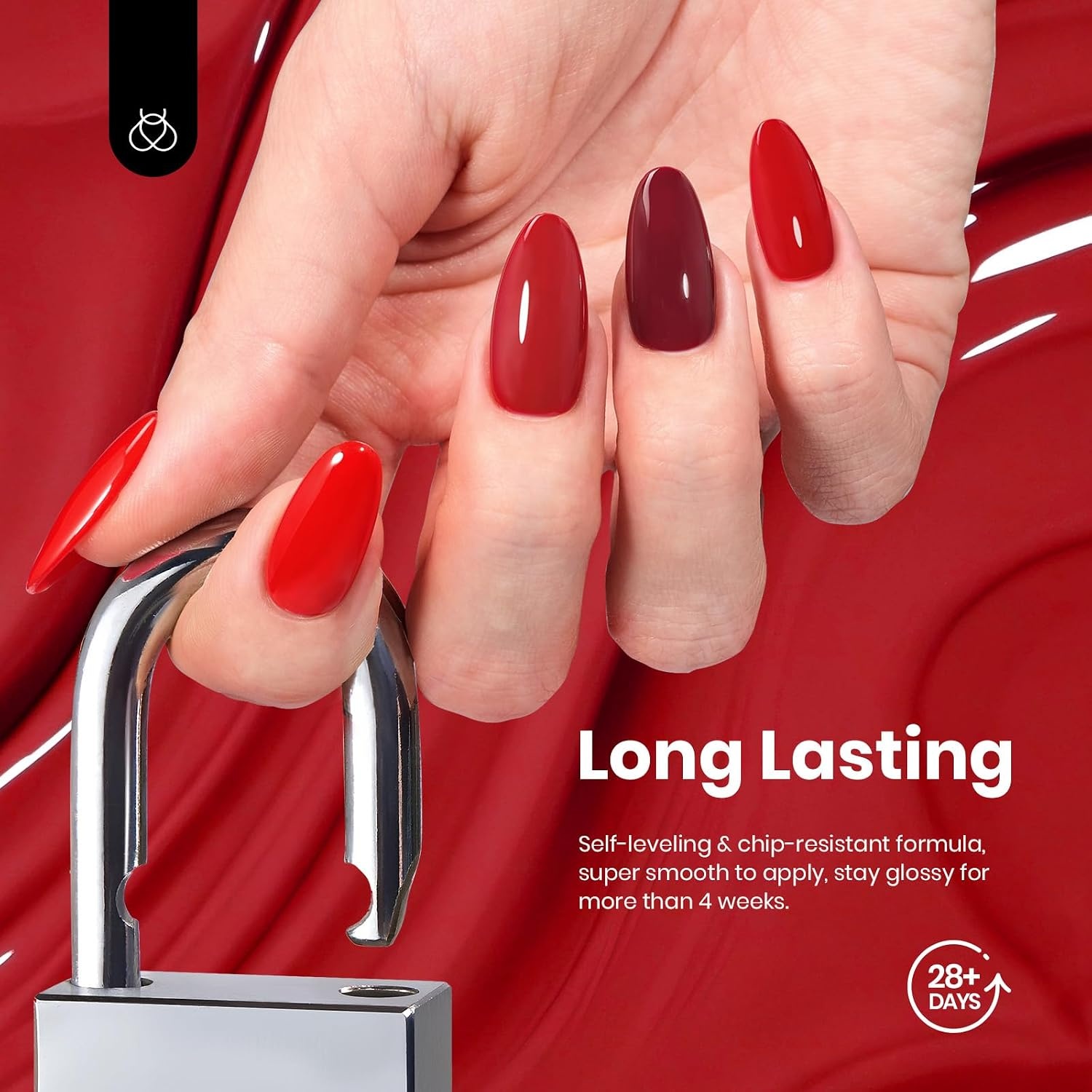 image:imageBeetles Cat Eye Gel Nail Polish Set Gilded Street 6 Colors Fall Gel Polish Glitter Gel Nail Kit Brown Red Gold Green 3D Shimmer Effect Soak Off UV DIY Salon Nail Art Fall Manicure Gift for WomenBloody Red