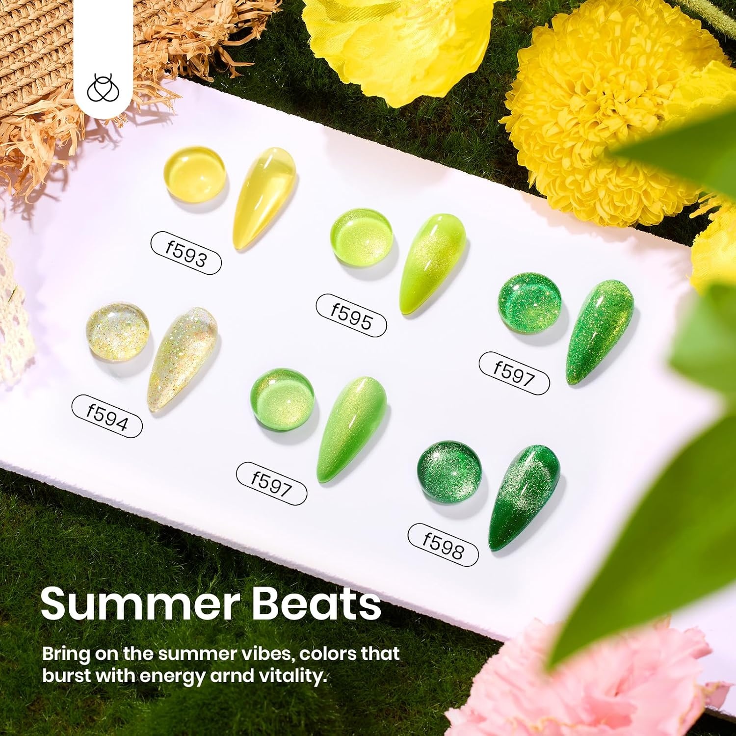 image:imageBeetles Cat Eye Gel Nail Polish Set Gilded Street 6 Colors Fall Gel Polish Glitter Gel Nail Kit Brown Red Gold Green 3D Shimmer Effect Soak Off UV DIY Salon Nail Art Fall Manicure Gift for WomenD Mixed Finishes Summer Beats
