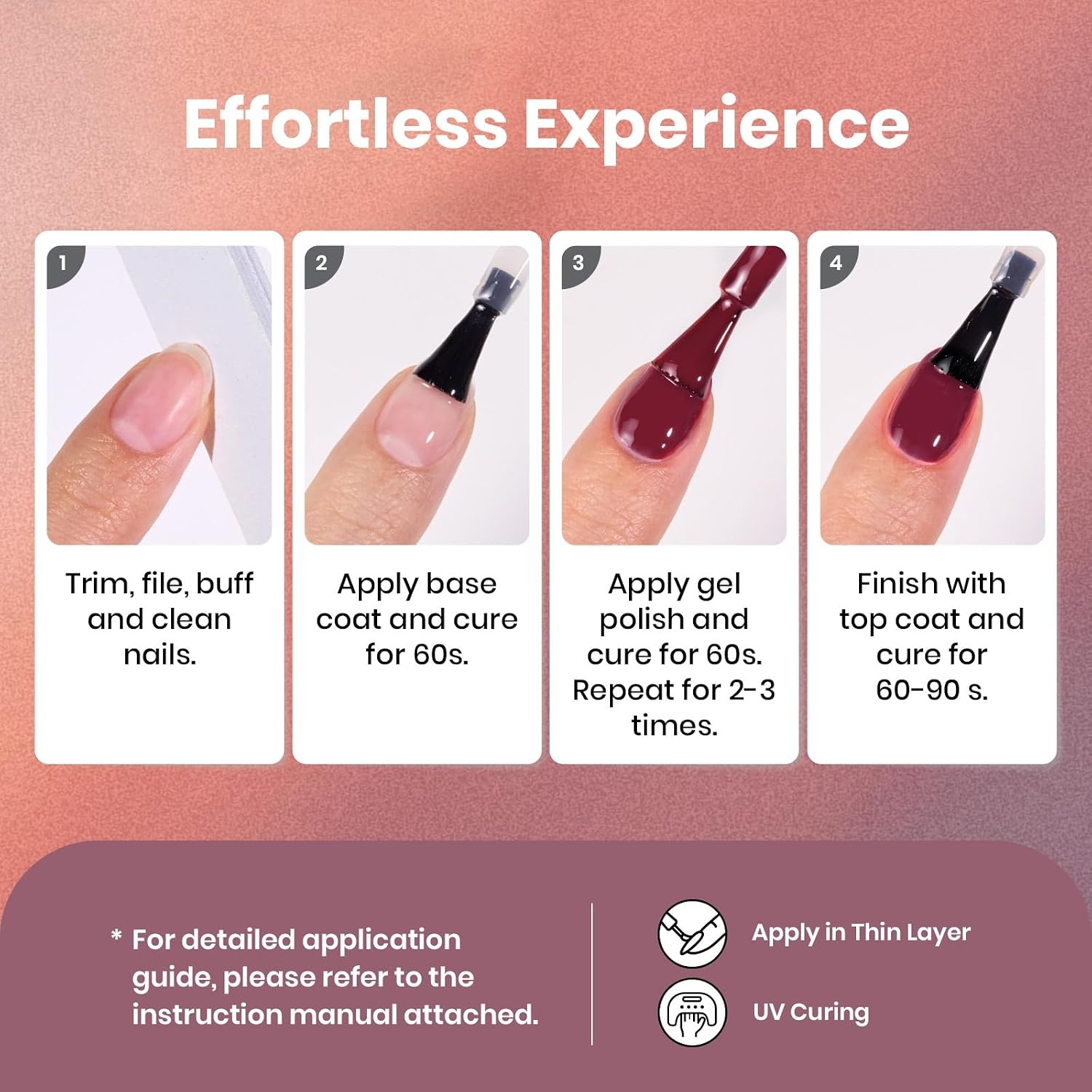 image:imageBeetles Cat Eye Gel Nail Polish Set Gilded Street 6 Colors Fall Gel Polish Glitter Gel Nail Kit Brown Red Gold Green 3D Shimmer Effect Soak Off UV DIY Salon Nail Art Fall Manicure Gift for WomenA Mixed Finishes Terra Dusk