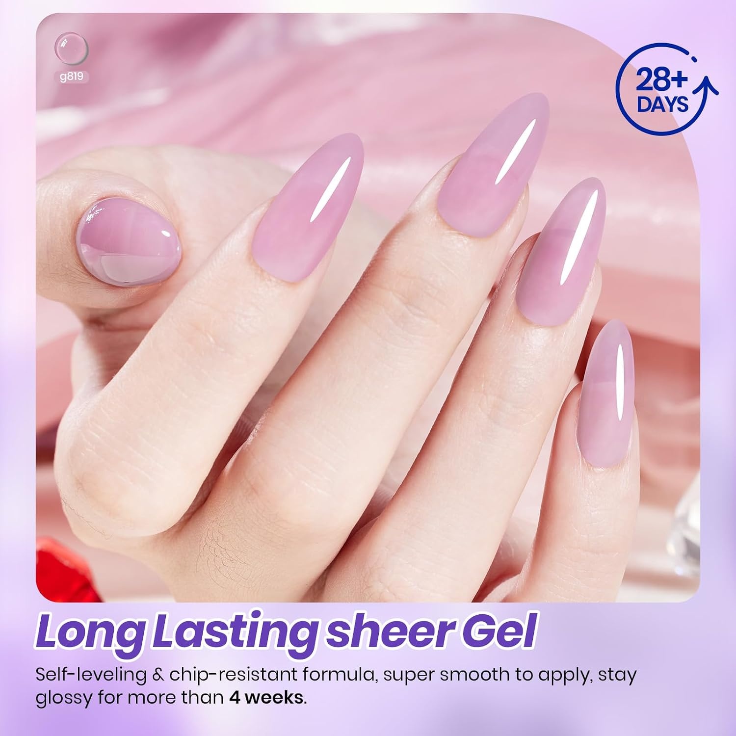 image:imageBeetles Cat Eye Gel Nail Polish Set Gilded Street 6 Colors Fall Gel Polish Glitter Gel Nail Kit Brown Red Gold Green 3D Shimmer Effect Soak Off UV DIY Salon Nail Art Fall Manicure Gift for WomenA Sheer Purple Amethyst Realm