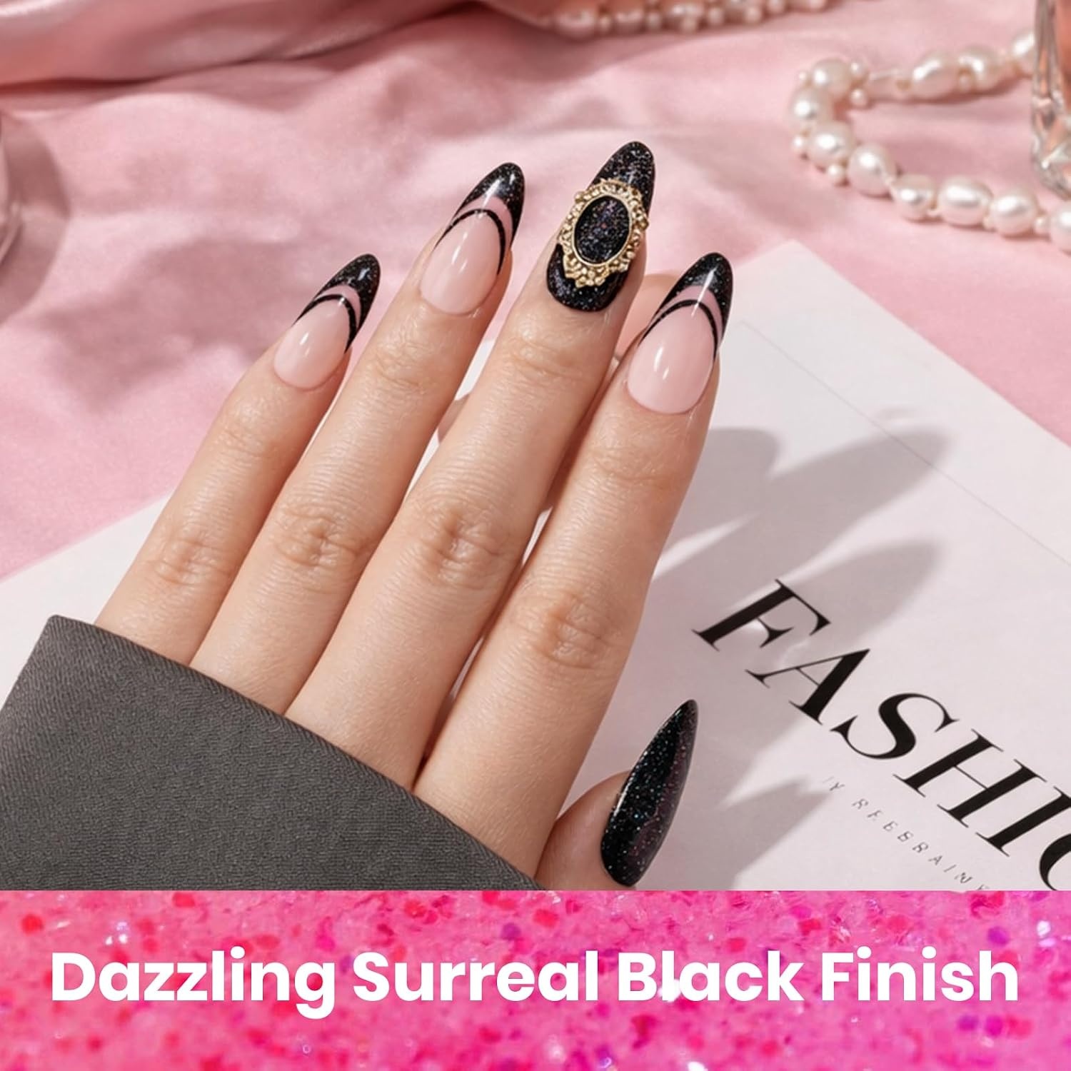 image:imageBeetles Cat Eye Gel Nail Polish Set Gilded Street 6 Colors Fall Gel Polish Glitter Gel Nail Kit Brown Red Gold Green 3D Shimmer Effect Soak Off UV DIY Salon Nail Art Fall Manicure Gift for WomenD Mixed Finishes Electric Carnival