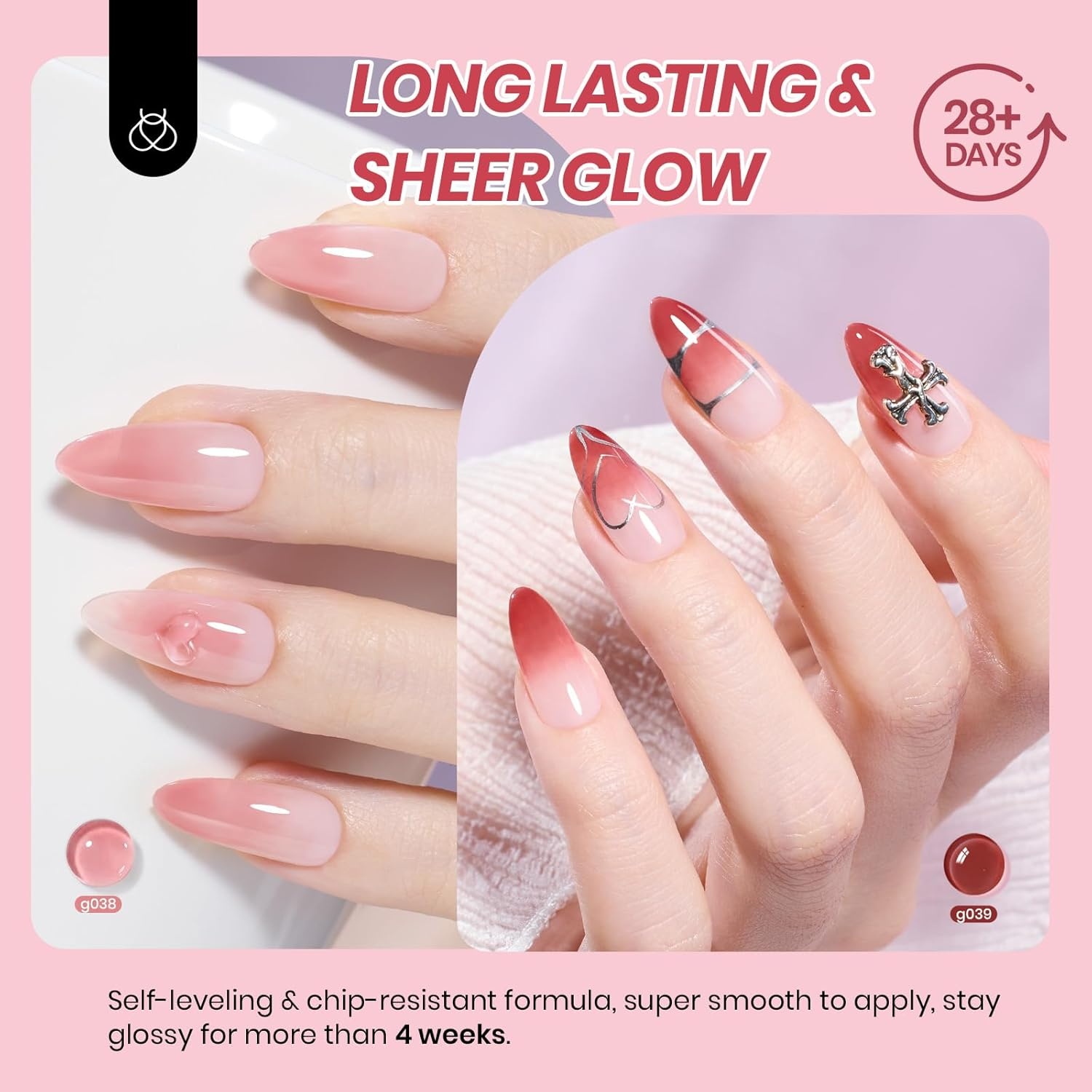 image:imageBeetles Fall Cat Eye Gel Nail Polish Set Gilded Leaves 6 Colors Amber Brown Gold Nude Magnetic Glitter Gel Polish Soak Off UV Nail Gel for DIY Manicure Nail Art Salon Use Gift for Women00Tender Years