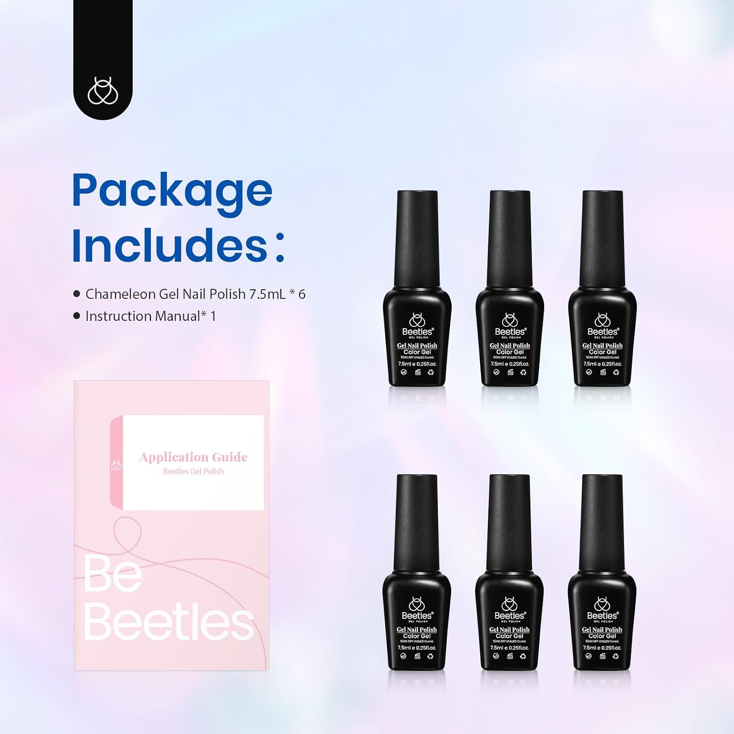 image:imageBeetles Fall Cat Eye Gel Nail Polish Set Gilded Leaves 6 Colors Amber Brown Gold Nude Magnetic Glitter Gel Polish Soak Off UV Nail Gel for DIY Manicure Nail Art Salon Use Gift for WomenNebula Halo