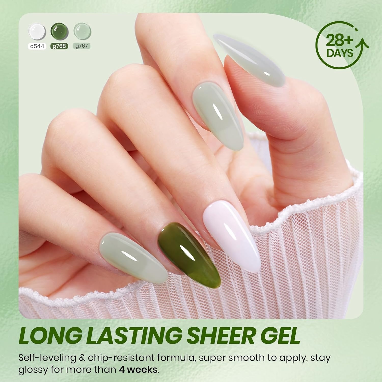 image:imageBeetles Fall Cat Eye Gel Nail Polish Set Gilded Leaves 6 Colors Amber Brown Gold Nude Magnetic Glitter Gel Polish Soak Off UV Nail Gel for DIY Manicure Nail Art Salon Use Gift for Women000Forest Veil