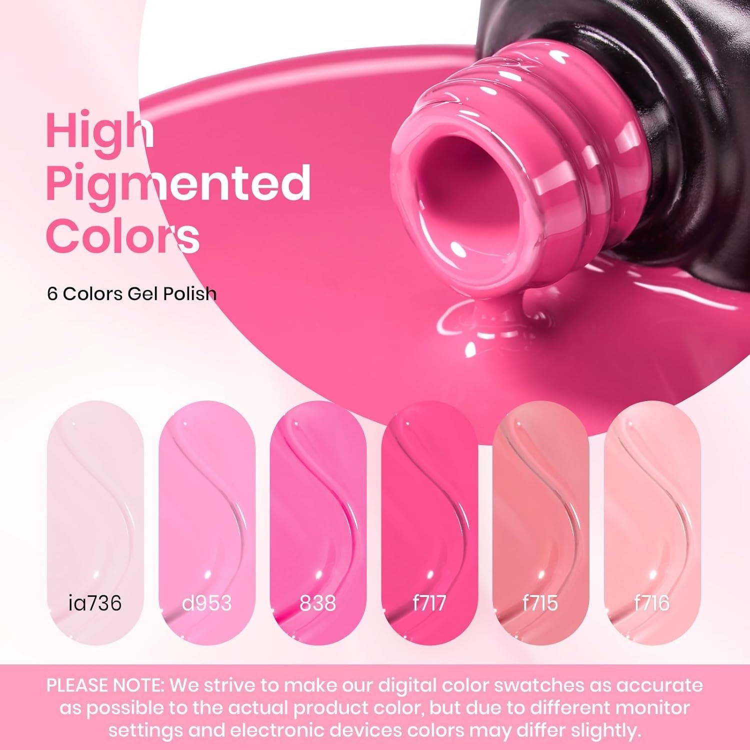 image:imageBeetles Fall Cat Eye Gel Nail Polish Set Gilded Leaves 6 Colors Amber Brown Gold Nude Magnetic Glitter Gel Polish Soak Off UV Nail Gel for DIY Manicure Nail Art Salon Use Gift for WomenPink Melody