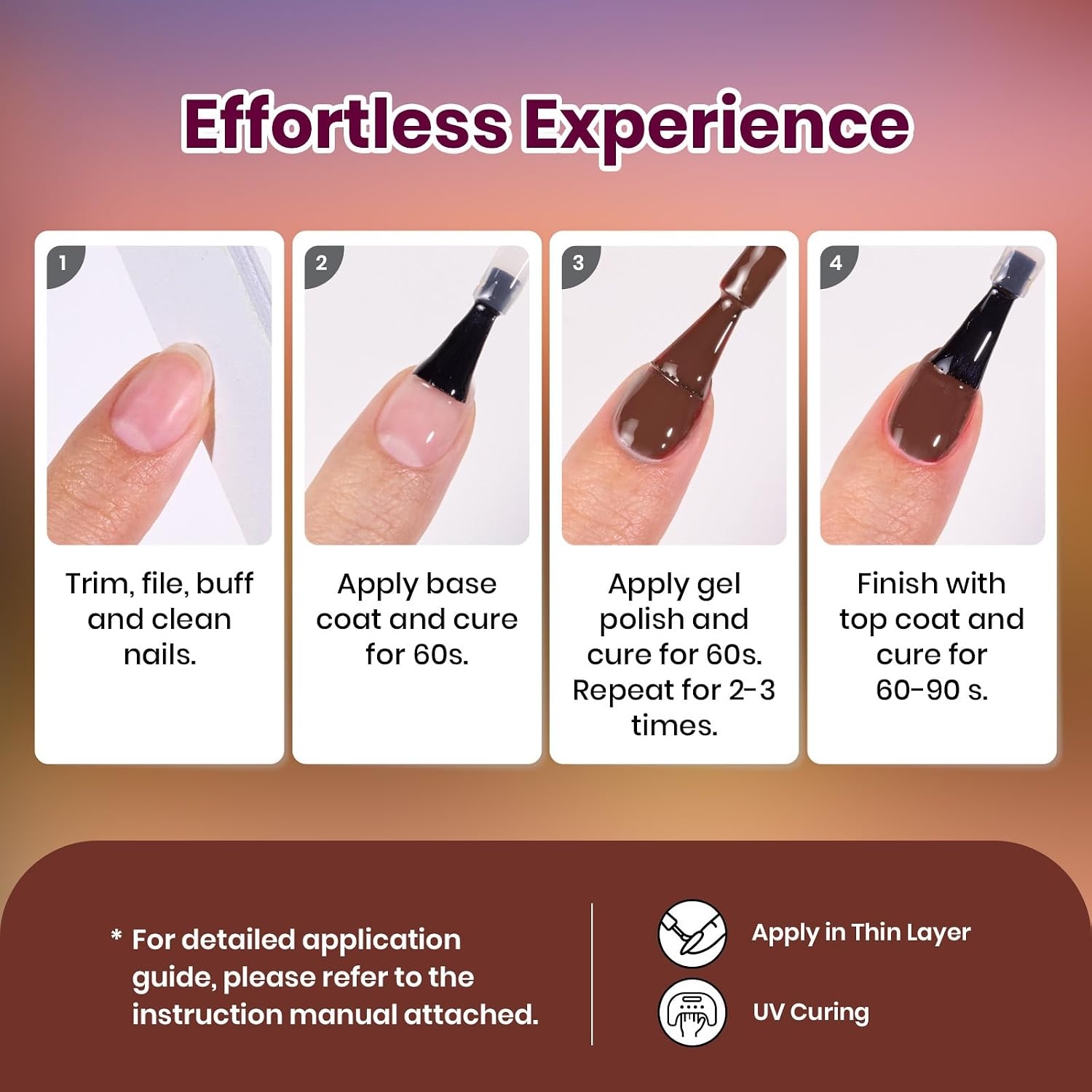 image:imageBeetles Fall Cat Eye Gel Nail Polish Set Gilded Leaves 6 Colors Amber Brown Gold Nude Magnetic Glitter Gel Polish Soak Off UV Nail Gel for DIY Manicure Nail Art Salon Use Gift for Women000Twilight Grove Whisper