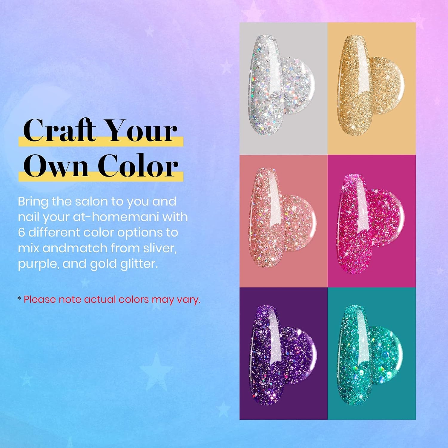 image:imageBeetles Fall Cat Eye Gel Nail Polish Set Gilded Leaves 6 Colors Amber Brown Gold Nude Magnetic Glitter Gel Polish Soak Off UV Nail Gel for DIY Manicure Nail Art Salon Use Gift for WomenMulticolored Glitter