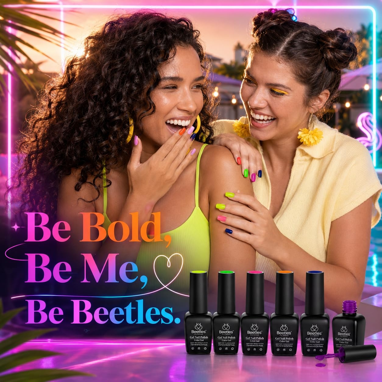 image:imageBeetles Fall Cat Eye Gel Nail Polish Set Gilded Leaves 6 Colors Amber Brown Gold Nude Magnetic Glitter Gel Polish Soak Off UV Nail Gel for DIY Manicure Nail Art Salon Use Gift for WomenMulticolored