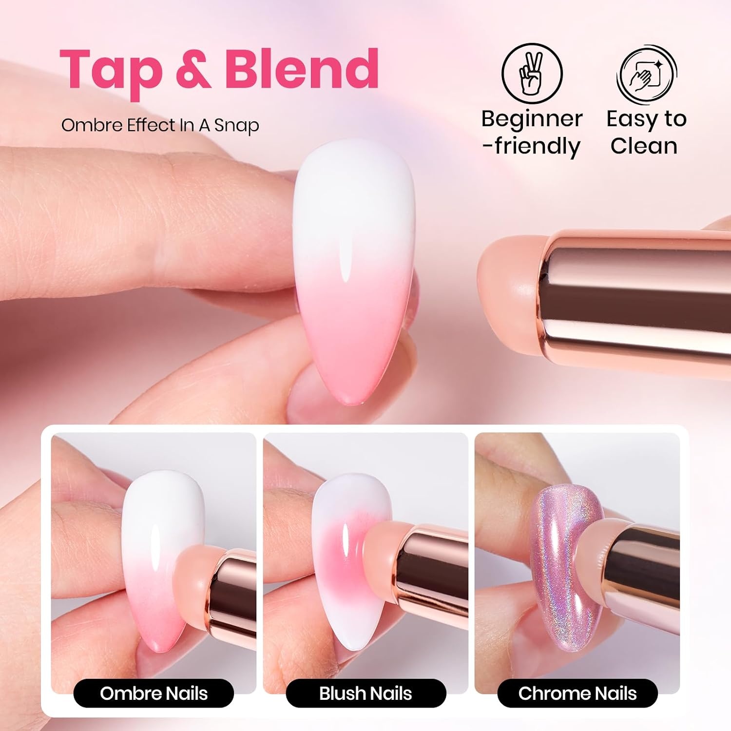 image:imageBeetles Fall Cat Eye Gel Nail Polish Set Gilded Leaves 6 Colors Amber Brown Gold Nude Magnetic Glitter Gel Polish Soak Off UV Nail Gel for DIY Manicure Nail Art Salon Use Gift for Women7Blooming GelWhite Gel Nail PolishNail Art Brushes Set