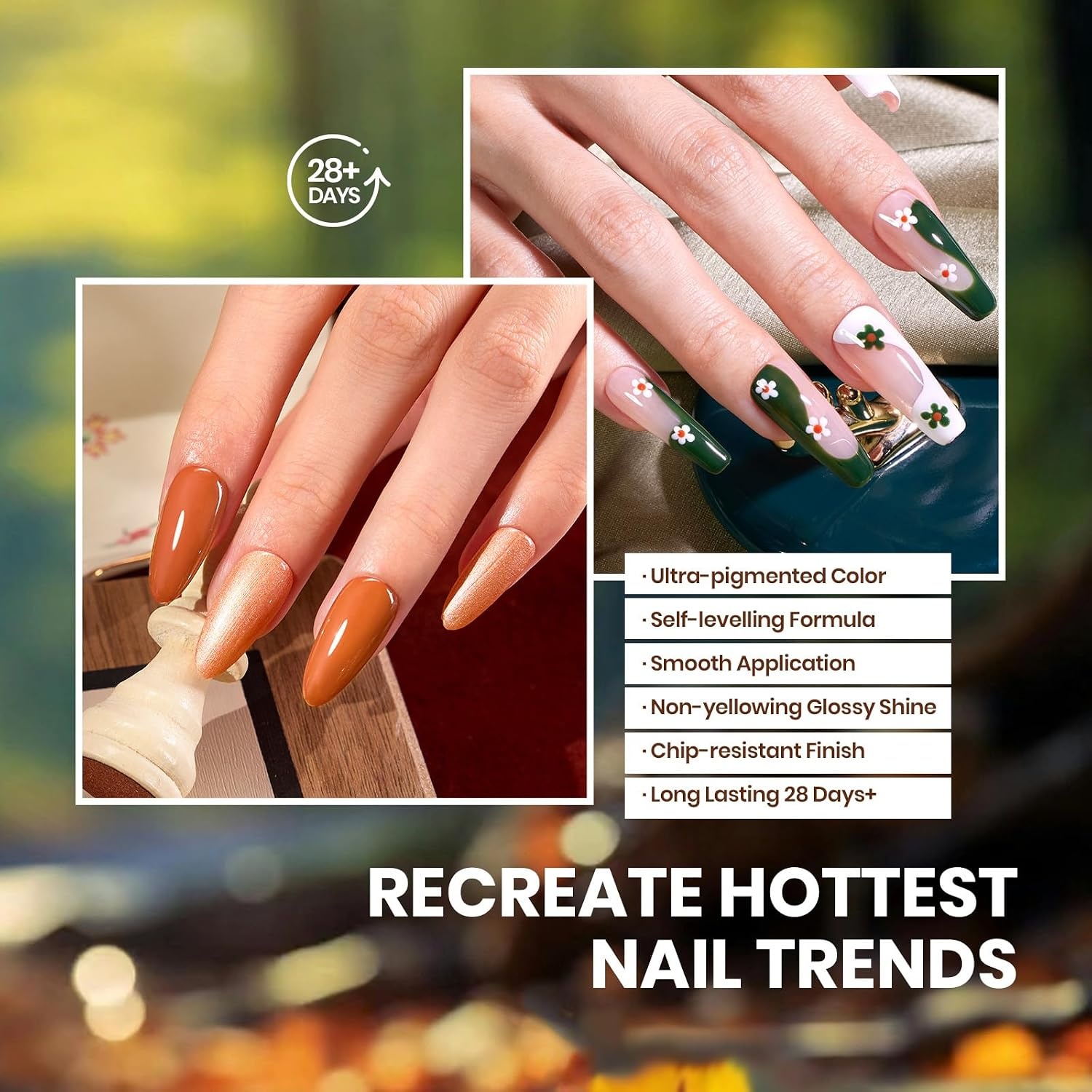 image:imageBeetles Fall Cat Eye Gel Nail Polish Set Gilded Leaves 6 Colors Amber Brown Gold Nude Magnetic Glitter Gel Polish Soak Off UV Nail Gel for DIY Manicure Nail Art Salon Use Gift for Women00Autumn Oasis