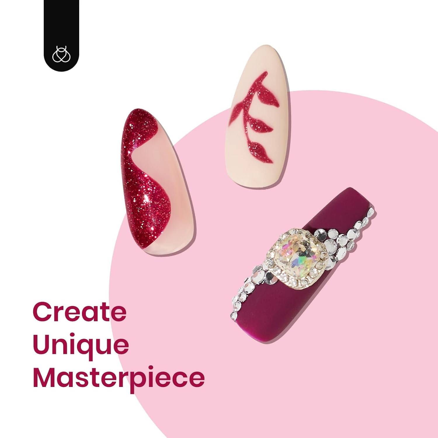 image:imageBeetles Fall Cat Eye Gel Nail Polish Set Gilded Leaves 6 Colors Amber Brown Gold Nude Magnetic Glitter Gel Polish Soak Off UV Nail Gel for DIY Manicure Nail Art Salon Use Gift for Women0006 Colors Berry Merlot