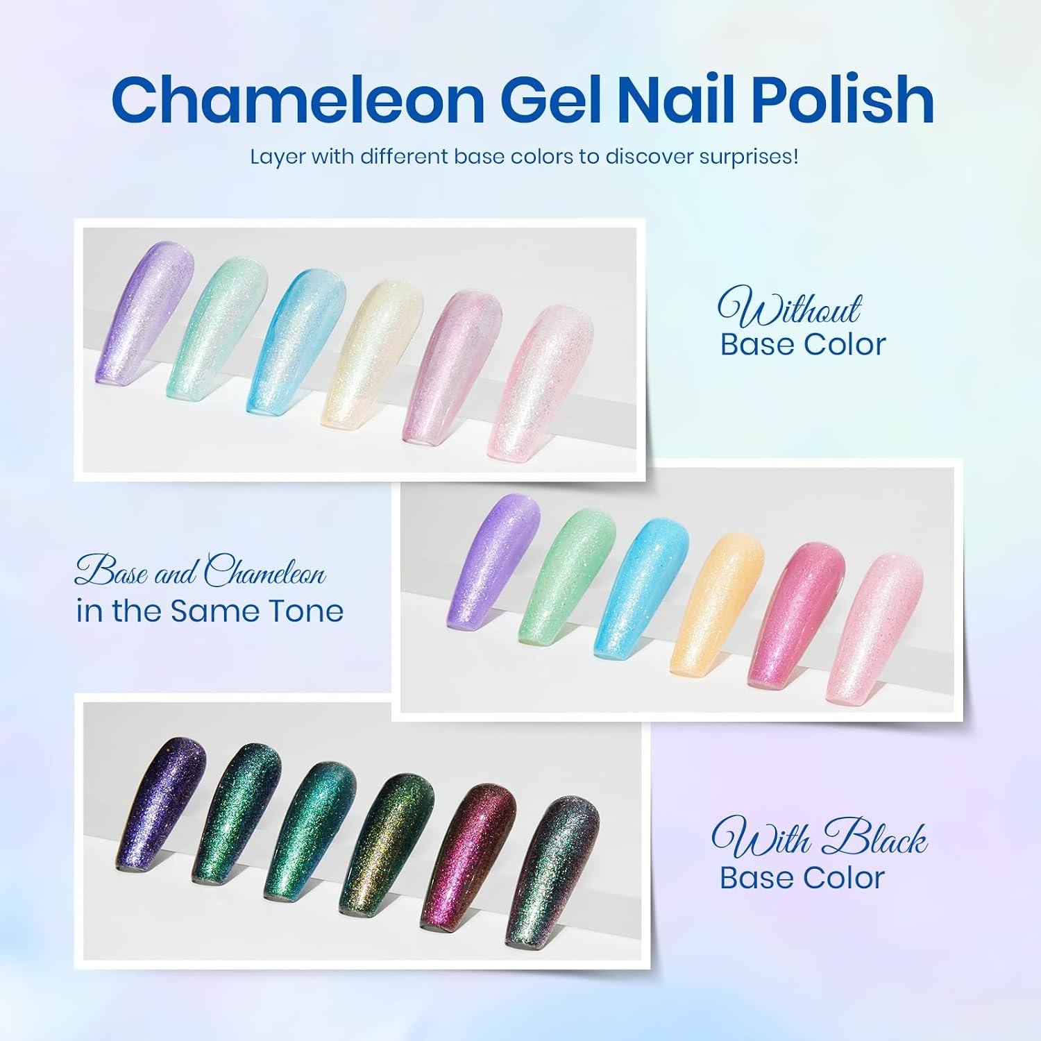 image:imageBeetles Fall Cat Eye Gel Nail Polish Set Gilded Leaves 6 Colors Amber Brown Gold Nude Magnetic Glitter Gel Polish Soak Off UV Nail Gel for DIY Manicure Nail Art Salon Use Gift for WomenNebula Halo