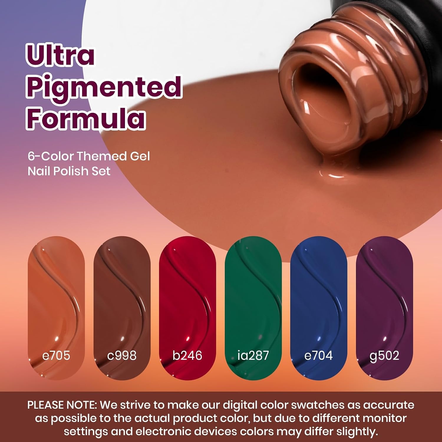 image:imageBeetles Fall Cat Eye Gel Nail Polish Set Gilded Leaves 6 Colors Amber Brown Gold Nude Magnetic Glitter Gel Polish Soak Off UV Nail Gel for DIY Manicure Nail Art Salon Use Gift for Women000Twilight Grove Whisper
