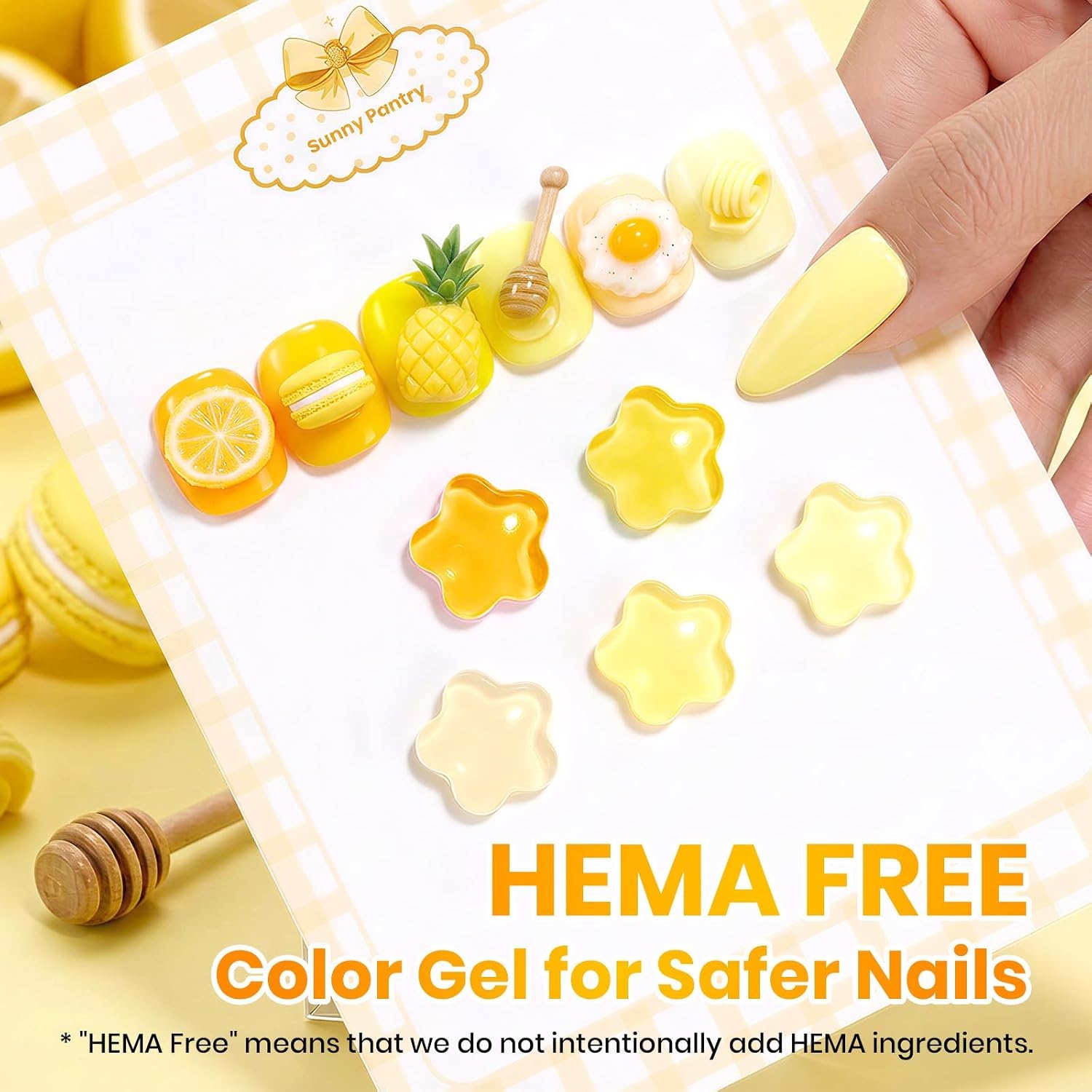 image:imageBeetles Fall Gel Polish Set Amber Season with Color Card 6 Colors Yellow Brown Gel Nail Polish Set 15ML Full Size Same Color Same Bottle LongLasting Soak Off UV Lamp Fall Nails Art0Sunny Pantry