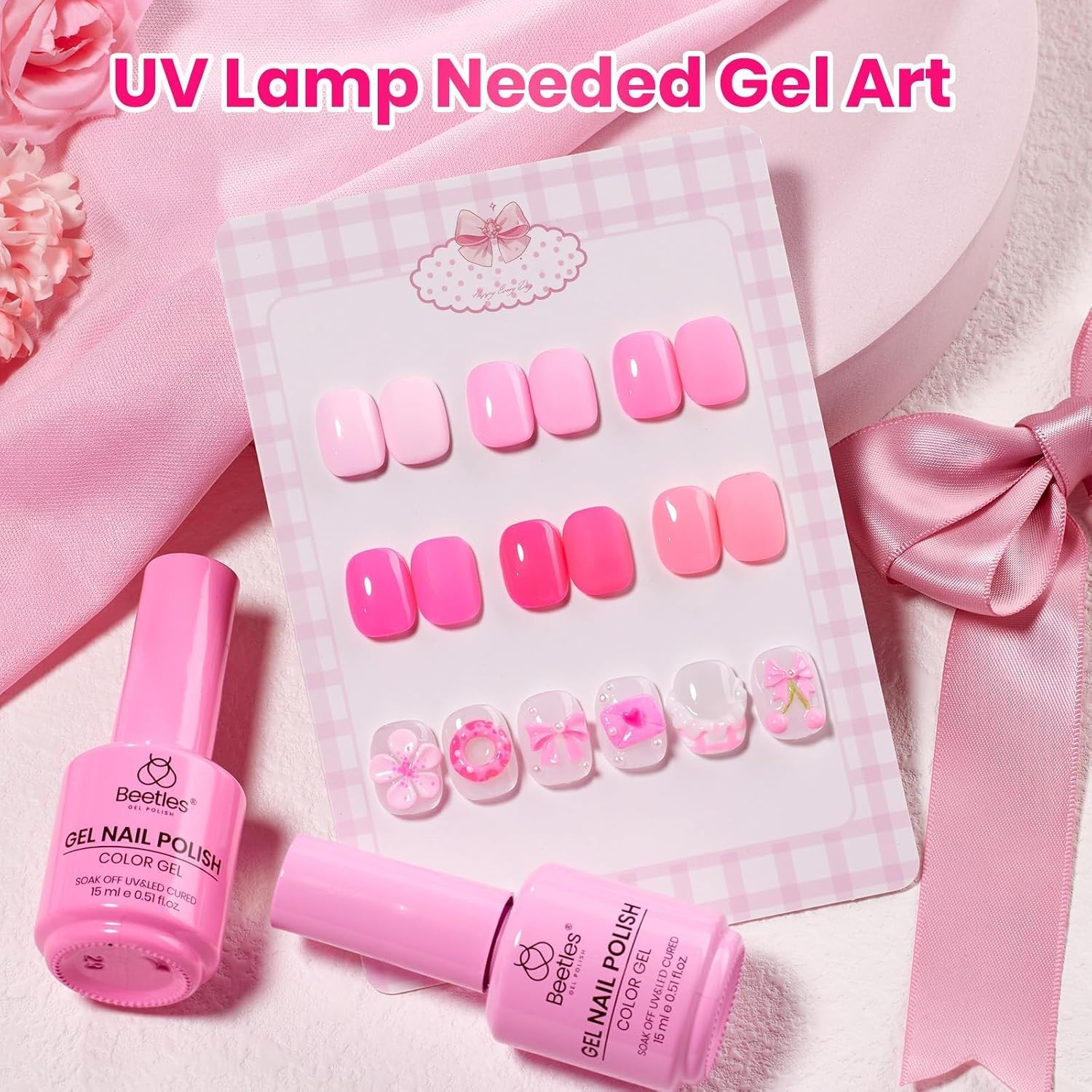 image:imageBeetles Fall Gel Polish Set  Amber Season with Color Card 6 Colors Yellow Brown Gel Nail Polish Set 15ML Full Size Same Color Same Bottle LongLasting Soak Off UV Lamp Fall Nails ArtSummer Heartbeat