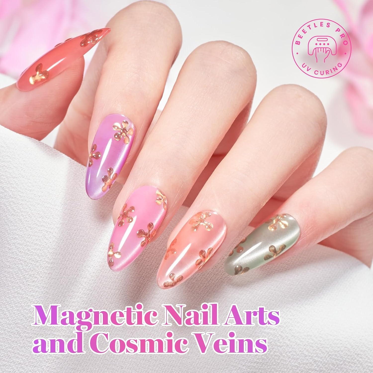 image:imageBeetles Fall Gel Polish Set Amber Season with Color Card 6 Colors Yellow Brown Gel Nail Polish Set 15ML Full Size Same Color Same Bottle LongLasting Soak Off UV Lamp Fall Nails Art000Petal Charm