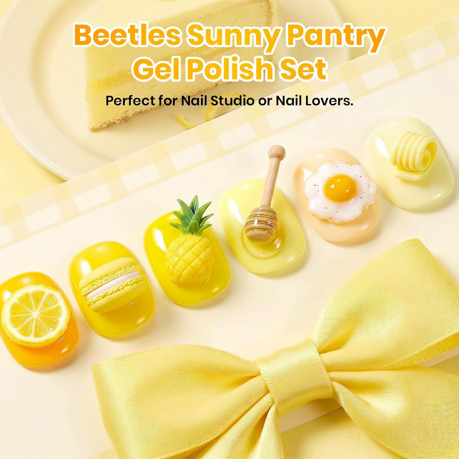 image:imageBeetles Fall Gel Polish Set Amber Season with Color Card 6 Colors Yellow Brown Gel Nail Polish Set 15ML Full Size Same Color Same Bottle LongLasting Soak Off UV Lamp Fall Nails Art0Sunny Pantry