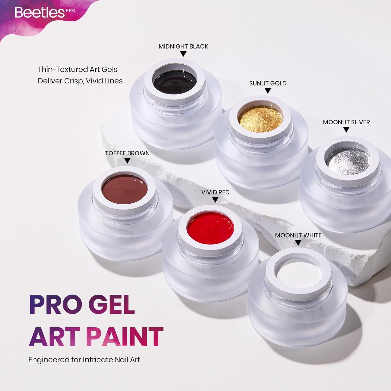 image:imageBeetles Fall Gel Polish Set  Amber Season with Color Card 6 Colors Yellow Brown Gel Nail Polish Set 15ML Full Size Same Color Same Bottle LongLasting Soak Off UV Lamp Fall Nails ArtUrban Solitude