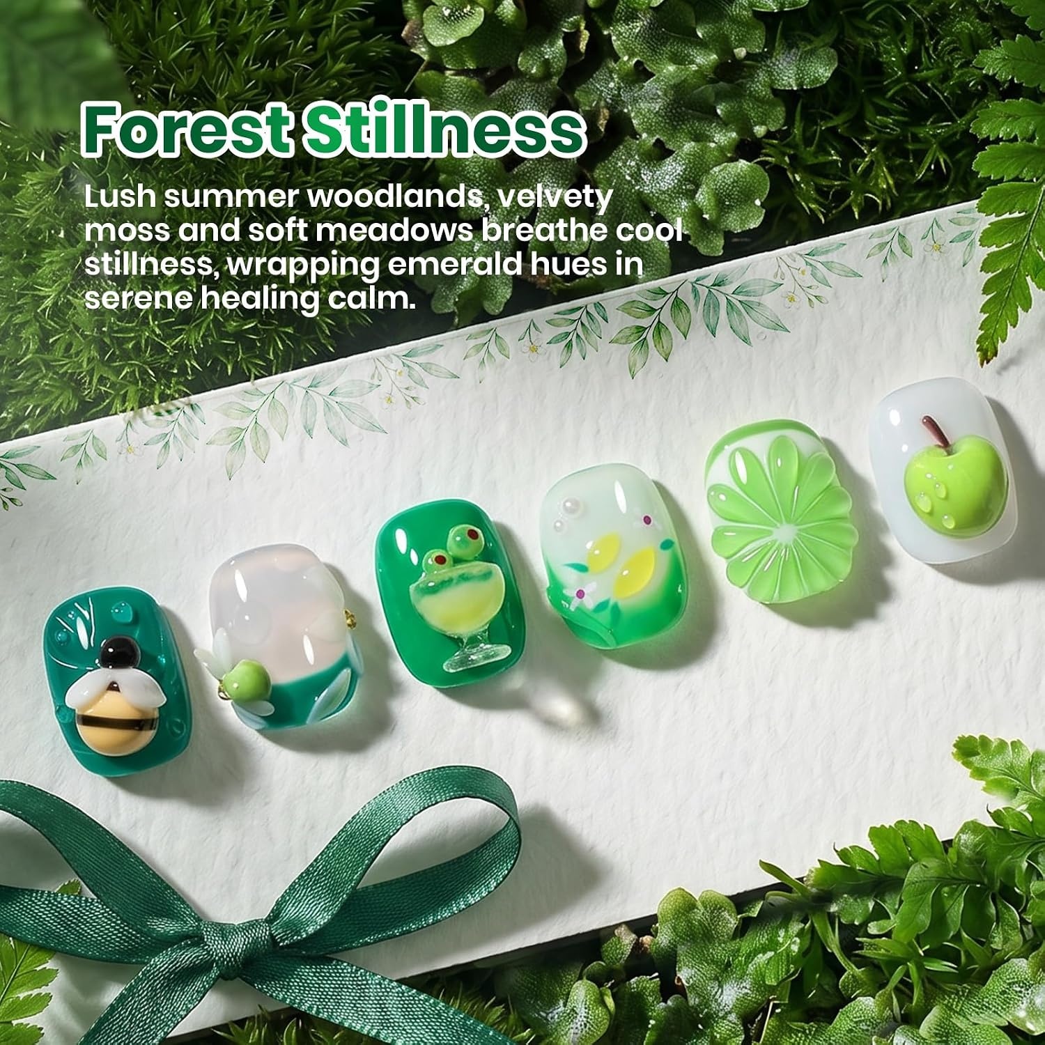 image:imageBeetles Fall Gel Polish Set  Amber Season with Color Card 6 Colors Yellow Brown Gel Nail Polish Set 15ML Full Size Same Color Same Bottle LongLasting Soak Off UV Lamp Fall Nails ArtForest Stillness