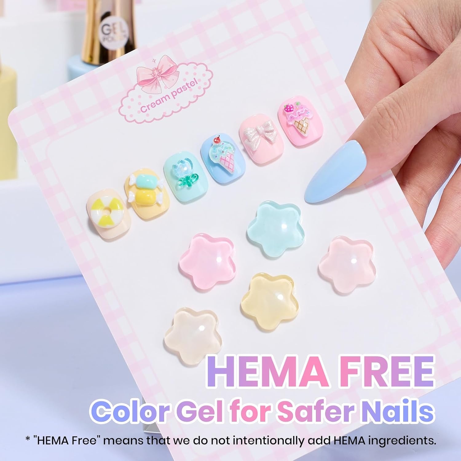 image:imageBeetles Fall Gel Polish Set Amber Season with Color Card 6 Colors Yellow Brown Gel Nail Polish Set 15ML Full Size Same Color Same Bottle LongLasting Soak Off UV Lamp Fall Nails ArtCream Pastels