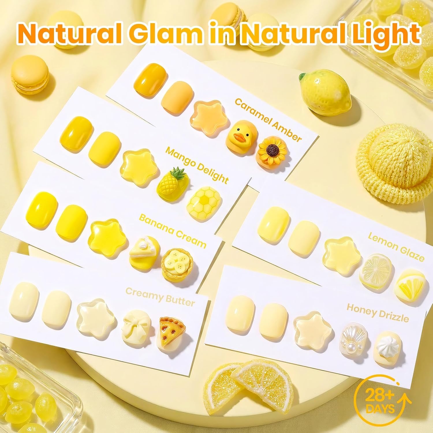 image:imageBeetles Fall Gel Polish Set Amber Season with Color Card 6 Colors Yellow Brown Gel Nail Polish Set 15ML Full Size Same Color Same Bottle LongLasting Soak Off UV Lamp Fall Nails Art0Sunny Pantry
