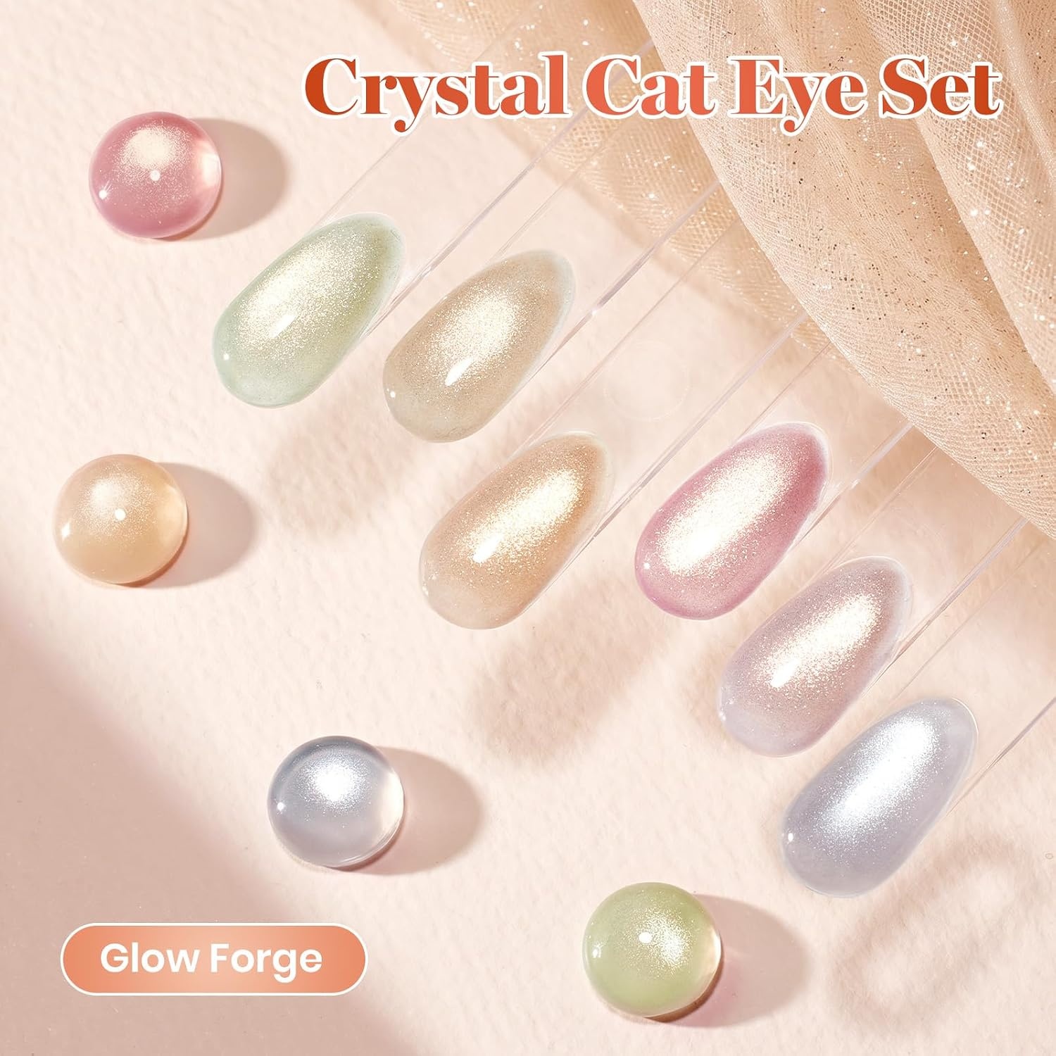 image:imageBeetles Fall Gel Polish Set Amber Season with Color Card 6 Colors Yellow Brown Gel Nail Polish Set 15ML Full Size Same Color Same Bottle LongLasting Soak Off UV Lamp Fall Nails ArtGlow Forge