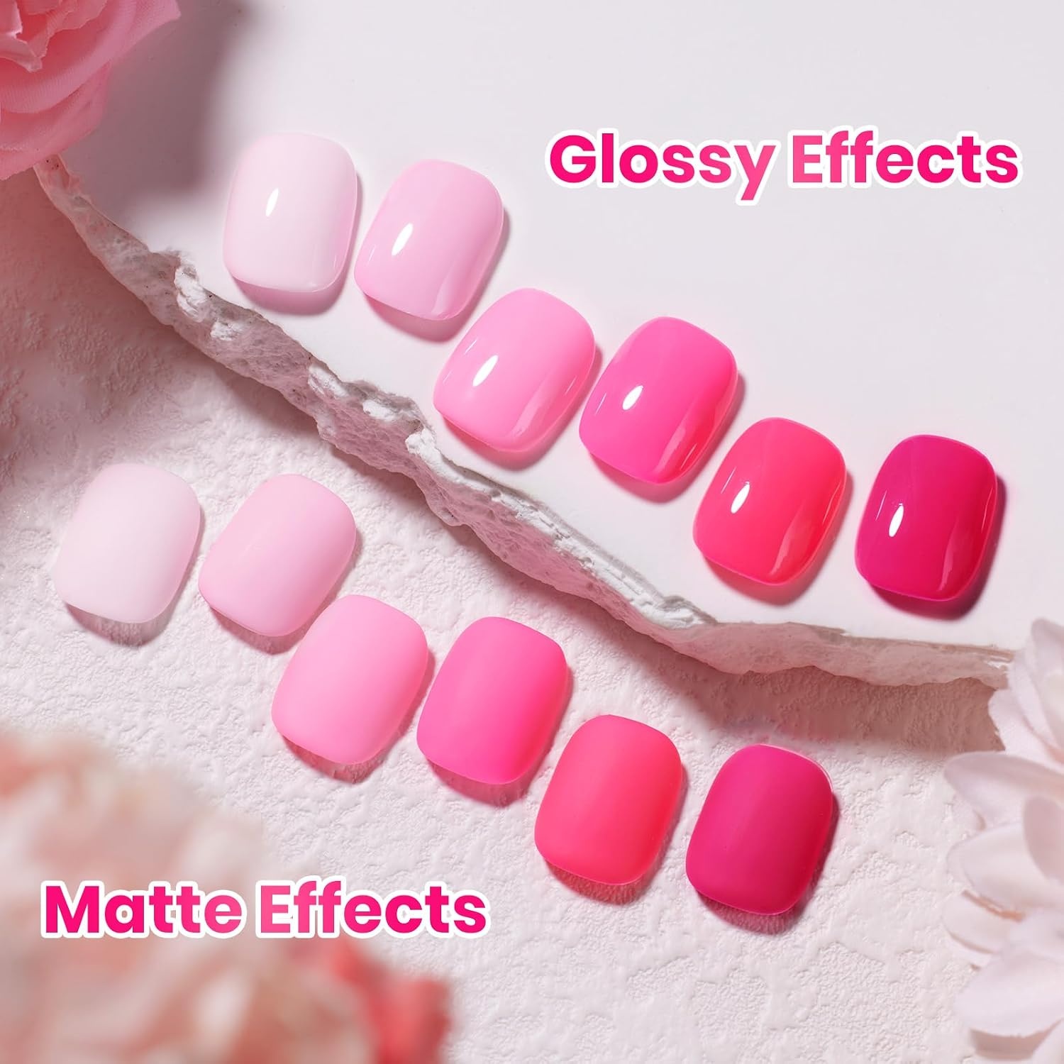 image:imageBeetles Fall Gel Polish Set Amber Season with Color Card 6 Colors Yellow Brown Gel Nail Polish Set 15ML Full Size Same Color Same Bottle LongLasting Soak Off UV Lamp Fall Nails Art0Pink Escape