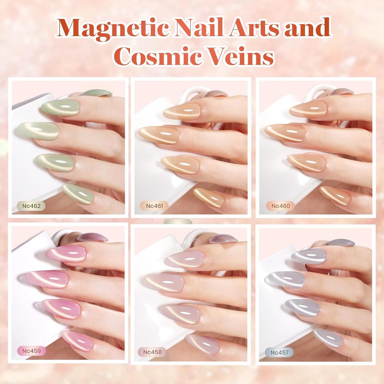 image:imageBeetles Fall Gel Polish Set Amber Season with Color Card 6 Colors Yellow Brown Gel Nail Polish Set 15ML Full Size Same Color Same Bottle LongLasting Soak Off UV Lamp Fall Nails ArtGlow Forge