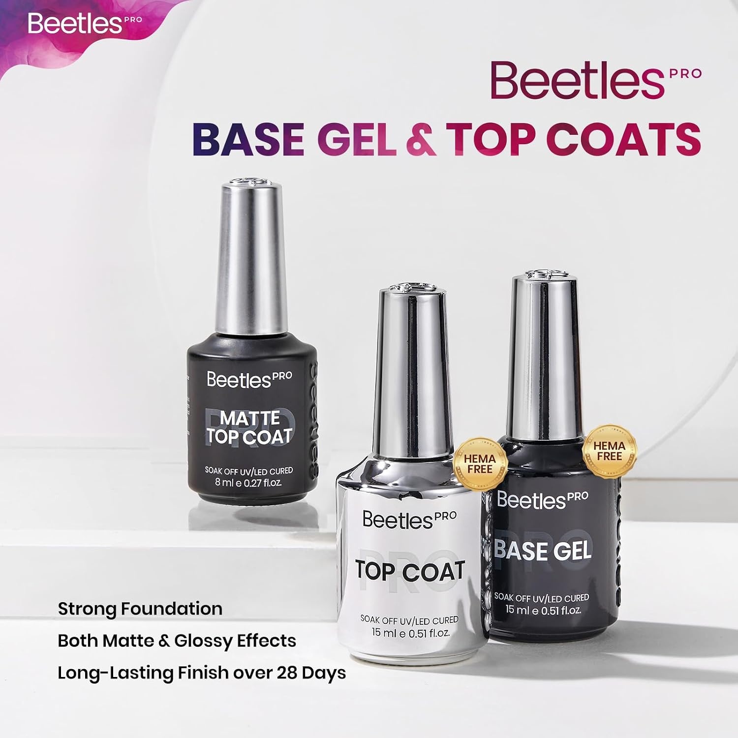 image:imageBeetles Fall Gel Polish Set  Amber Season with Color Card 6 Colors Yellow Brown Gel Nail Polish Set 15ML Full Size Same Color Same Bottle LongLasting Soak Off UV Lamp Fall Nails ArtUrban Solitude