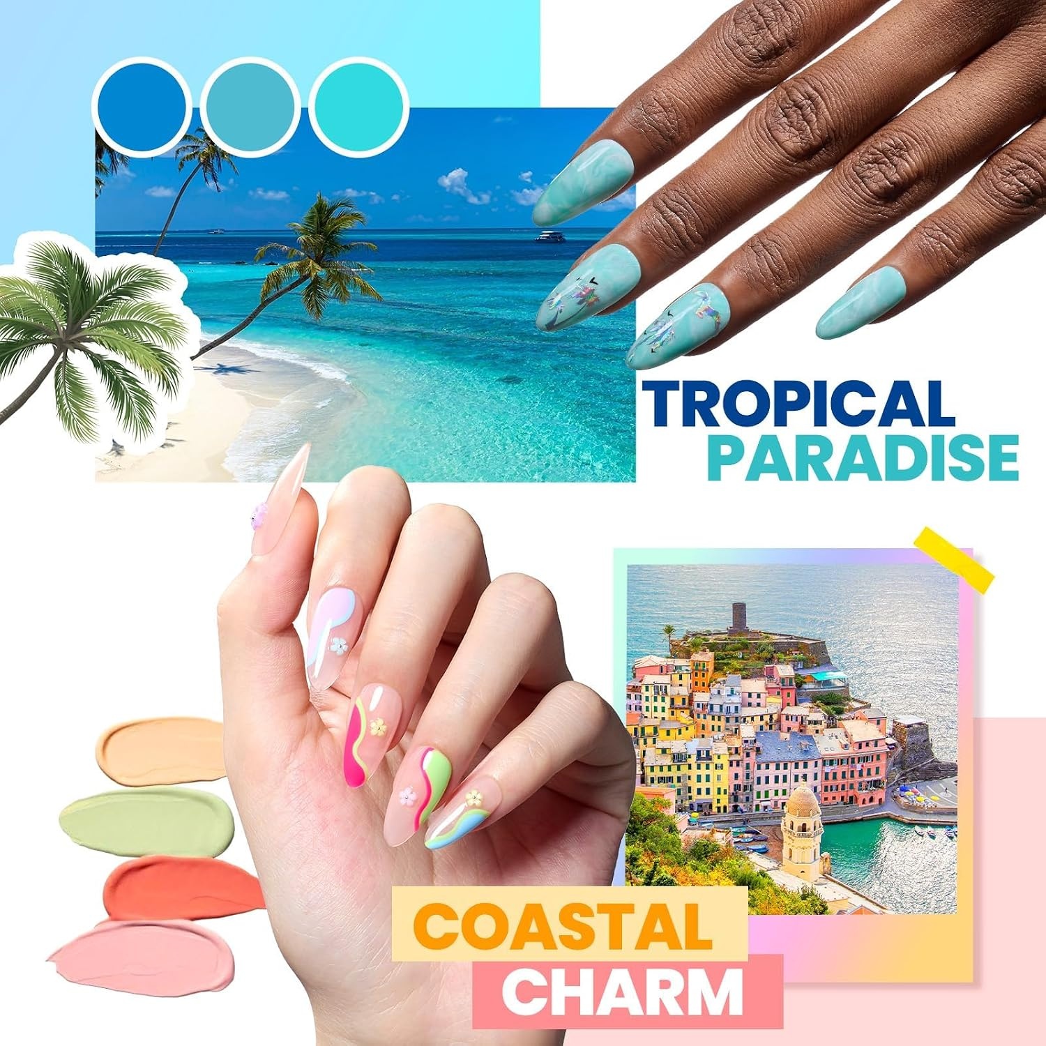 image:imageBeetles Fall Gel Polish Set Fall Passage Collection 25 Autumn Colors Burgundy Brown Orange Dark Gel Polish Base Glossy Matte Top Coat UV LED Soak Off Gifts for Women1Travel Holiday 86PCS 45 Colors