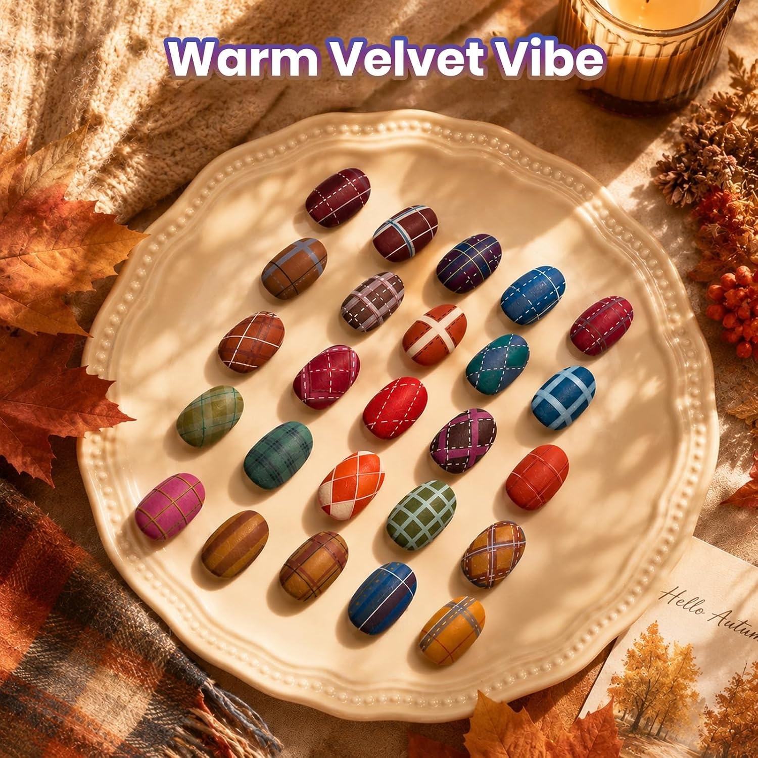 image:imageBeetles Fall Gel Polish Set Fall Passage Collection 25 Autumn Colors Burgundy Brown Orange Dark Gel Polish Base Glossy Matte Top Coat UV LED Soak Off Gifts for WomenFall Passage