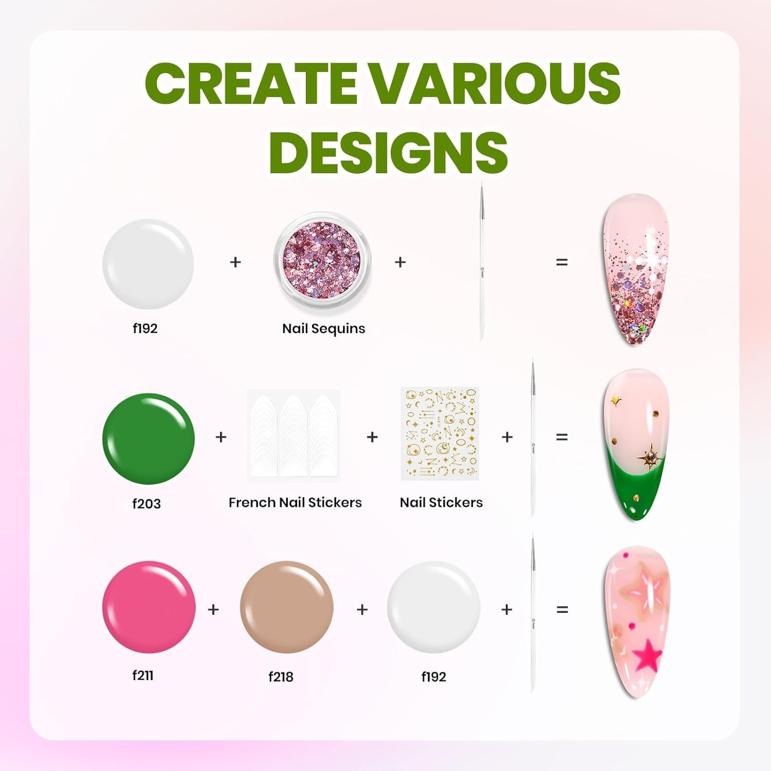 image:imageBeetles Fall Gel Polish Set Fall Passage Collection 25 Autumn Colors Burgundy Brown Orange Dark Gel Polish Base Glossy Matte Top Coat UV LED Soak Off Gifts for Women3Four Seasons Glow Pro 55PCS 32 Colors