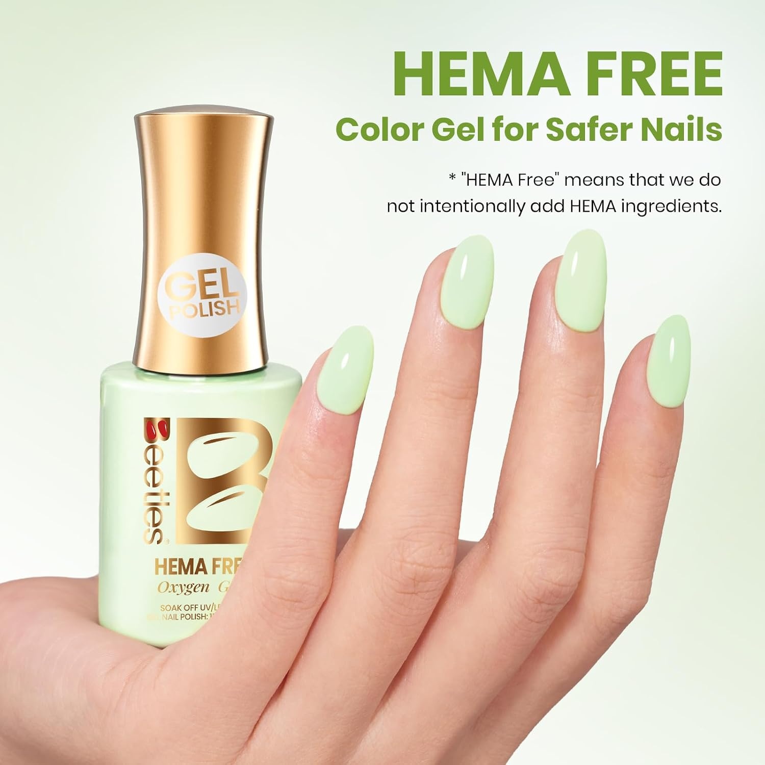 image:imageBeetles Nude Gel Nail Polish Cinnamon Black Tea 15ML Neutral Jelly Warm Nude Pink Nail Polish Base Color Nail Concealer Sheer Translucent Effect Soak Off UV French Nail Art Salon DIY Manicure GiftH Creme Green Oxygen Green