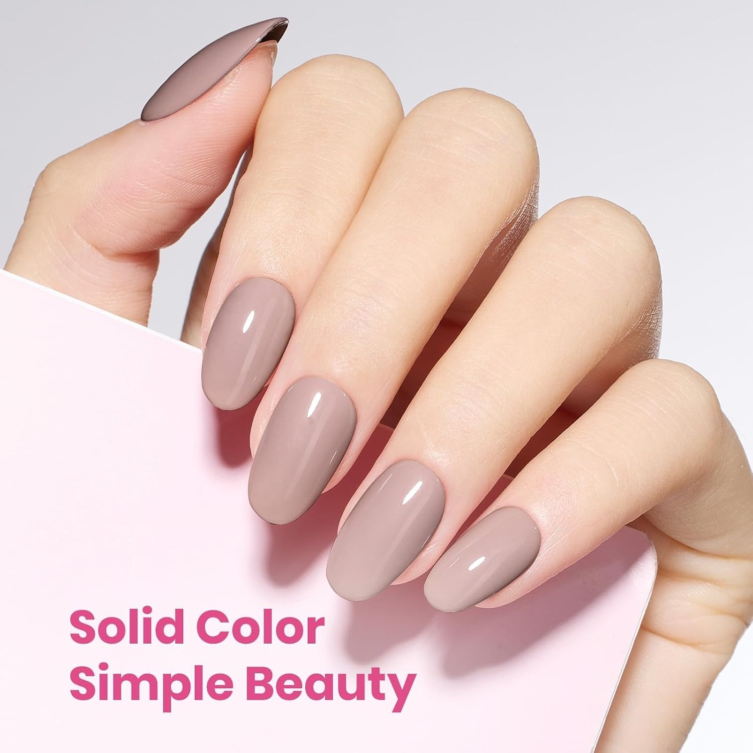 image:imageBeetles Nude Gel Nail Polish Cinnamon Black Tea 15ML Neutral Jelly Warm Nude Pink Nail Polish Base Color Nail Concealer Sheer Translucent Effect Soak Off UV French Nail Art Salon DIY Manicure GiftI Creme Brown Chestnu Serenade