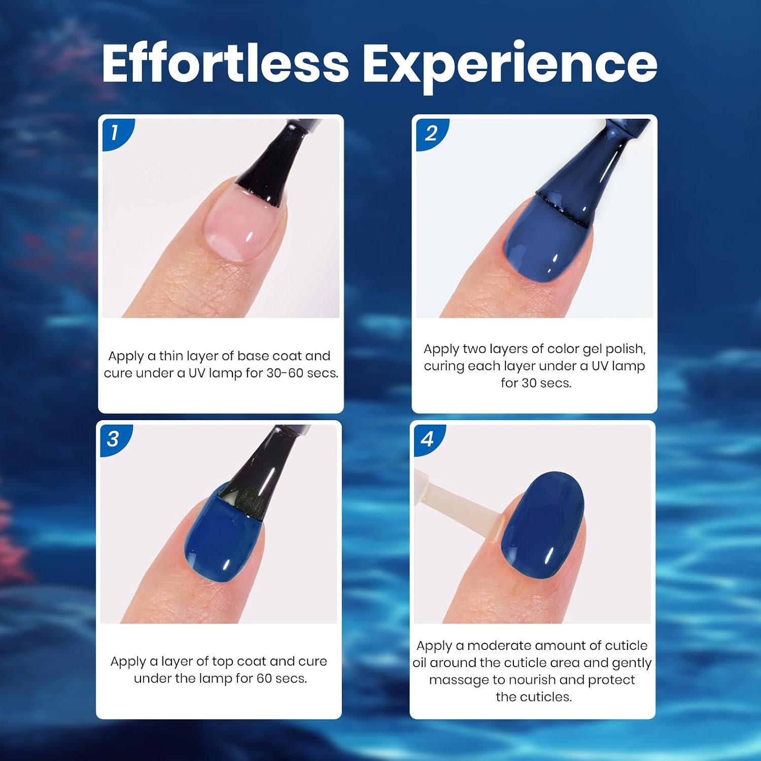 image:imageBeetles Nude Gel Nail Polish Cinnamon Black Tea 15ML Neutral Jelly Warm Nude Pink Nail Polish Base Color Nail Concealer Sheer Translucent Effect Soak Off UV French Nail Art Salon DIY Manicure GiftD Creme Blue Mystic Ocean