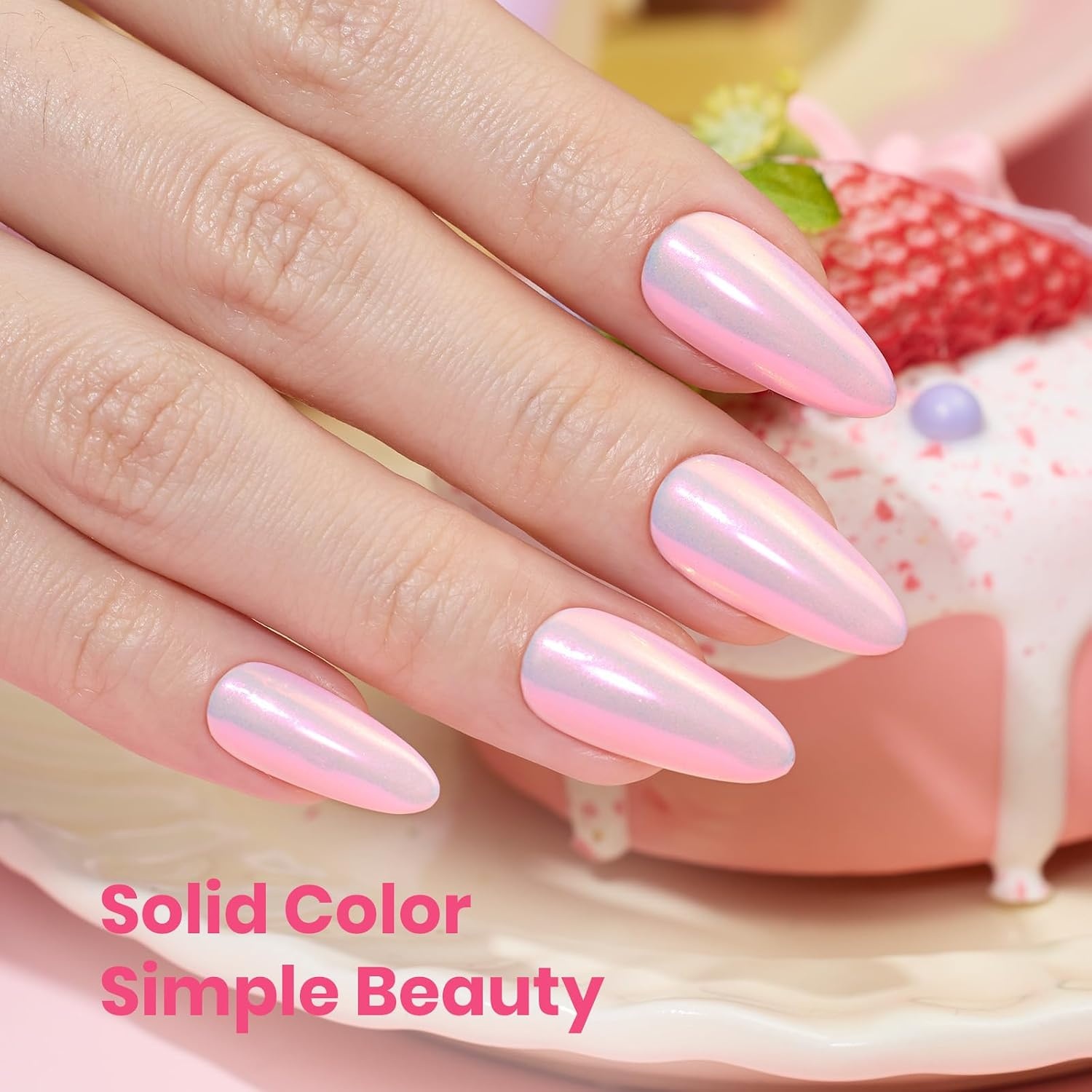 image:imageBeetles Nude Gel Nail Polish Cinnamon Black Tea 15ML Neutral Jelly Warm Nude Pink Nail Polish Base Color Nail Concealer Sheer Translucent Effect Soak Off UV French Nail Art Salon DIY Manicure GiftB Creme Pink Strawberry Milk