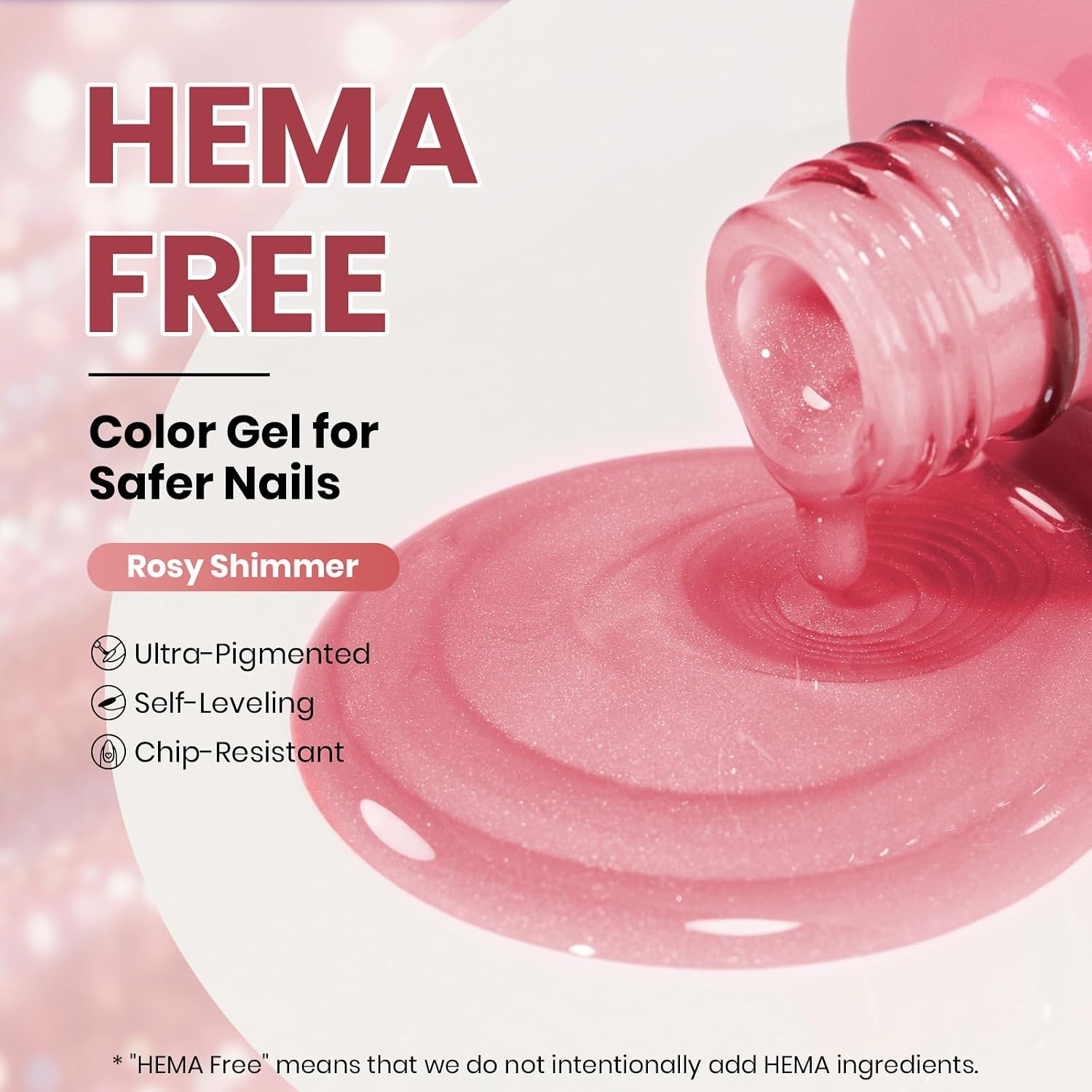 image:imageBeetles Nude Gel Nail Polish Cinnamon Black Tea 15ML Neutral Jelly Warm Nude Pink Nail Polish Base Color Nail Concealer Sheer Translucent Effect Soak Off UV French Nail Art Salon DIY Manicure GiftB Velvet Pink Rosy Shimmer
