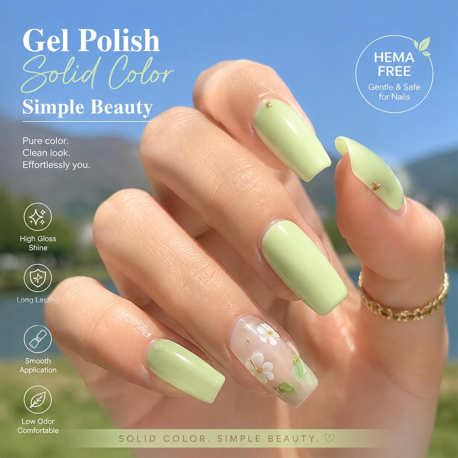 image:imageBeetles Nude Gel Nail Polish Cinnamon Black Tea 15ML Neutral Jelly Warm Nude Pink Nail Polish Base Color Nail Concealer Sheer Translucent Effect Soak Off UV French Nail Art Salon DIY Manicure GiftH Creme Green Matcha Mousse