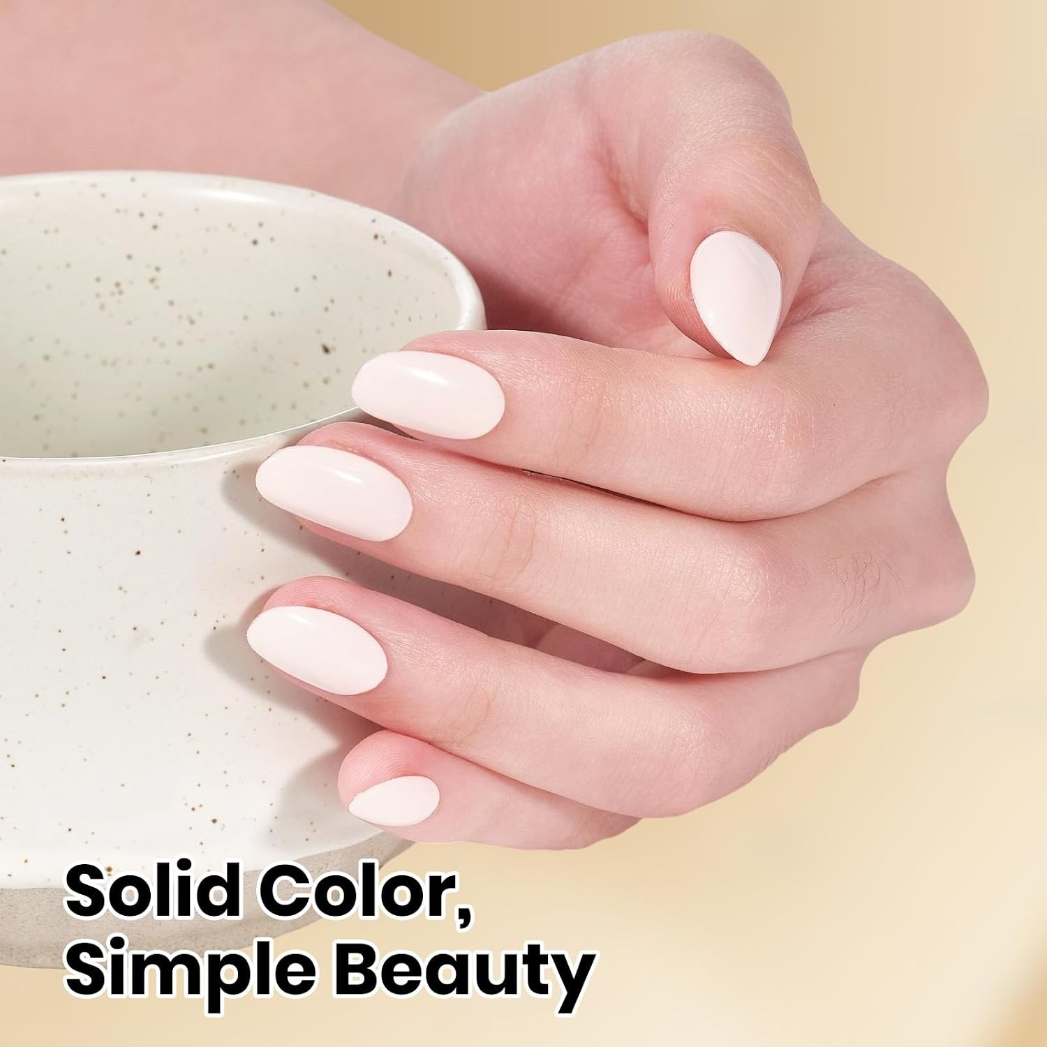 image:imageBeetles Nude Gel Nail Polish Cinnamon Black Tea 15ML Neutral Jelly Warm Nude Pink Nail Polish Base Color Nail Concealer Sheer Translucent Effect Soak Off UV French Nail Art Salon DIY Manicure GiftA Creme White Creamy Hush