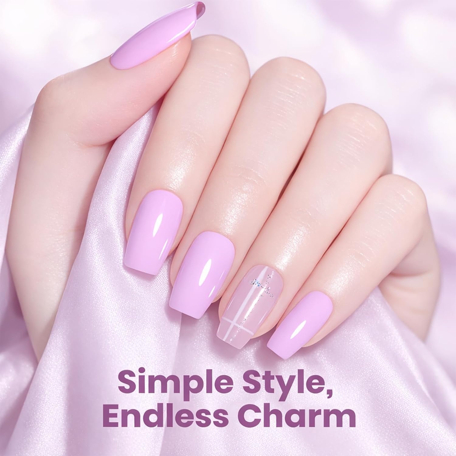 image:imageBeetles Nude Gel Nail Polish Cinnamon Black Tea 15ML Neutral Jelly Warm Nude Pink Nail Polish Base Color Nail Concealer Sheer Translucent Effect Soak Off UV French Nail Art Salon DIY Manicure GiftJ Creme Purple Souffle Purple