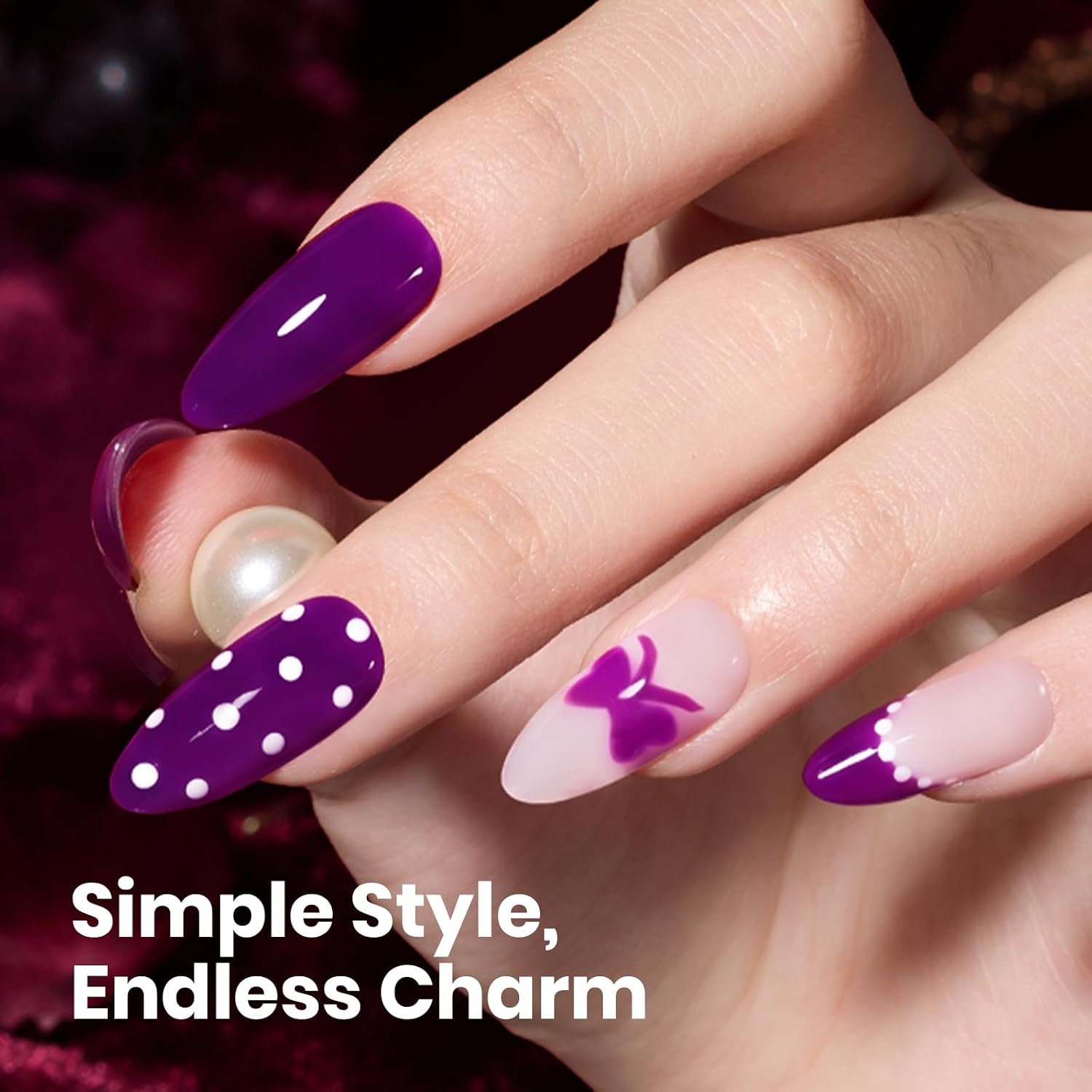 image:imageBeetles Nude Gel Nail Polish Cinnamon Black Tea 15ML Neutral Jelly Warm Nude Pink Nail Polish Base Color Nail Concealer Sheer Translucent Effect Soak Off UV French Nail Art Salon DIY Manicure GiftJ Creme Purple Wine Stain