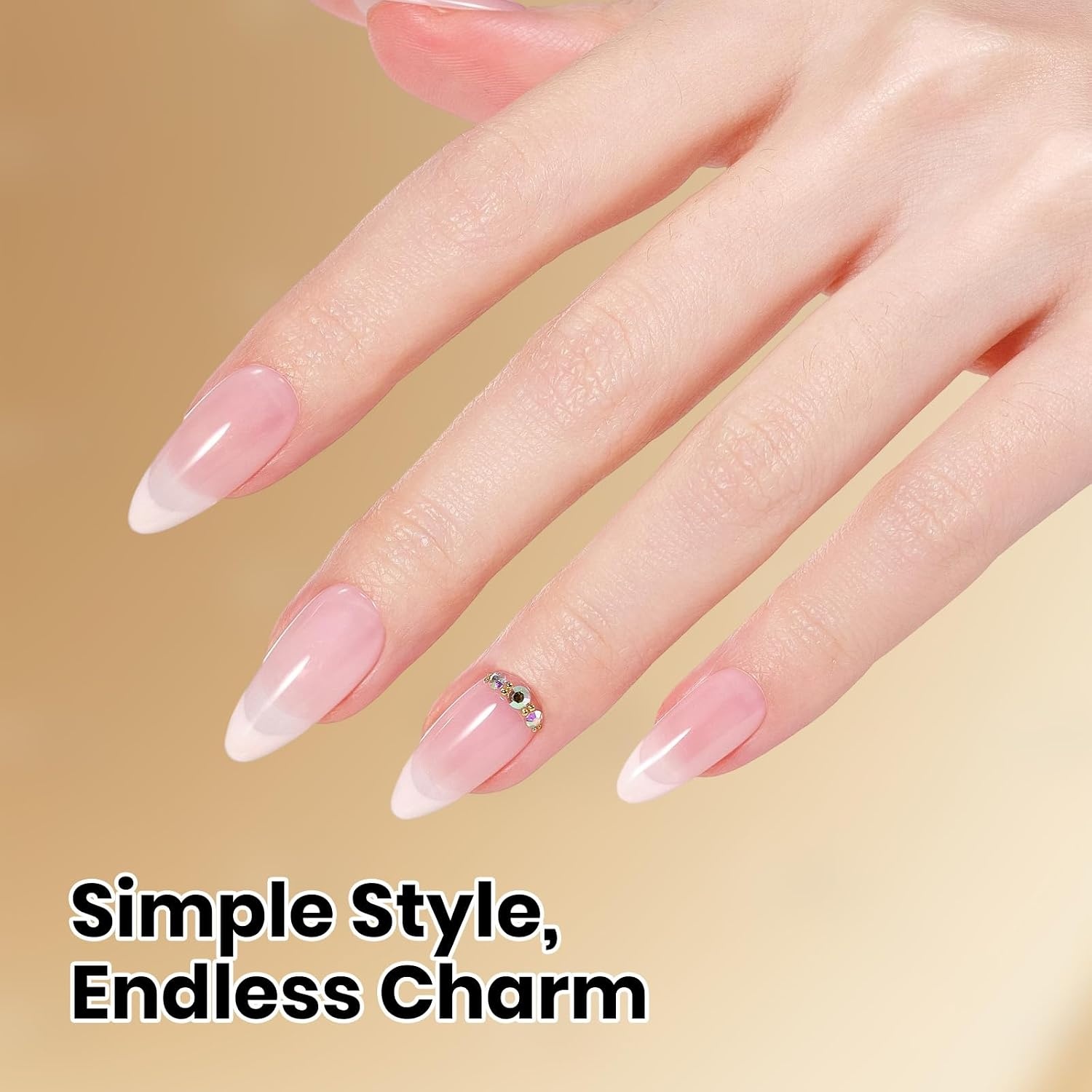 image:imageBeetles Nude Gel Nail Polish Cinnamon Black Tea 15ML Neutral Jelly Warm Nude Pink Nail Polish Base Color Nail Concealer Sheer Translucent Effect Soak Off UV French Nail Art Salon DIY Manicure GiftA Creme White Creamy Hush