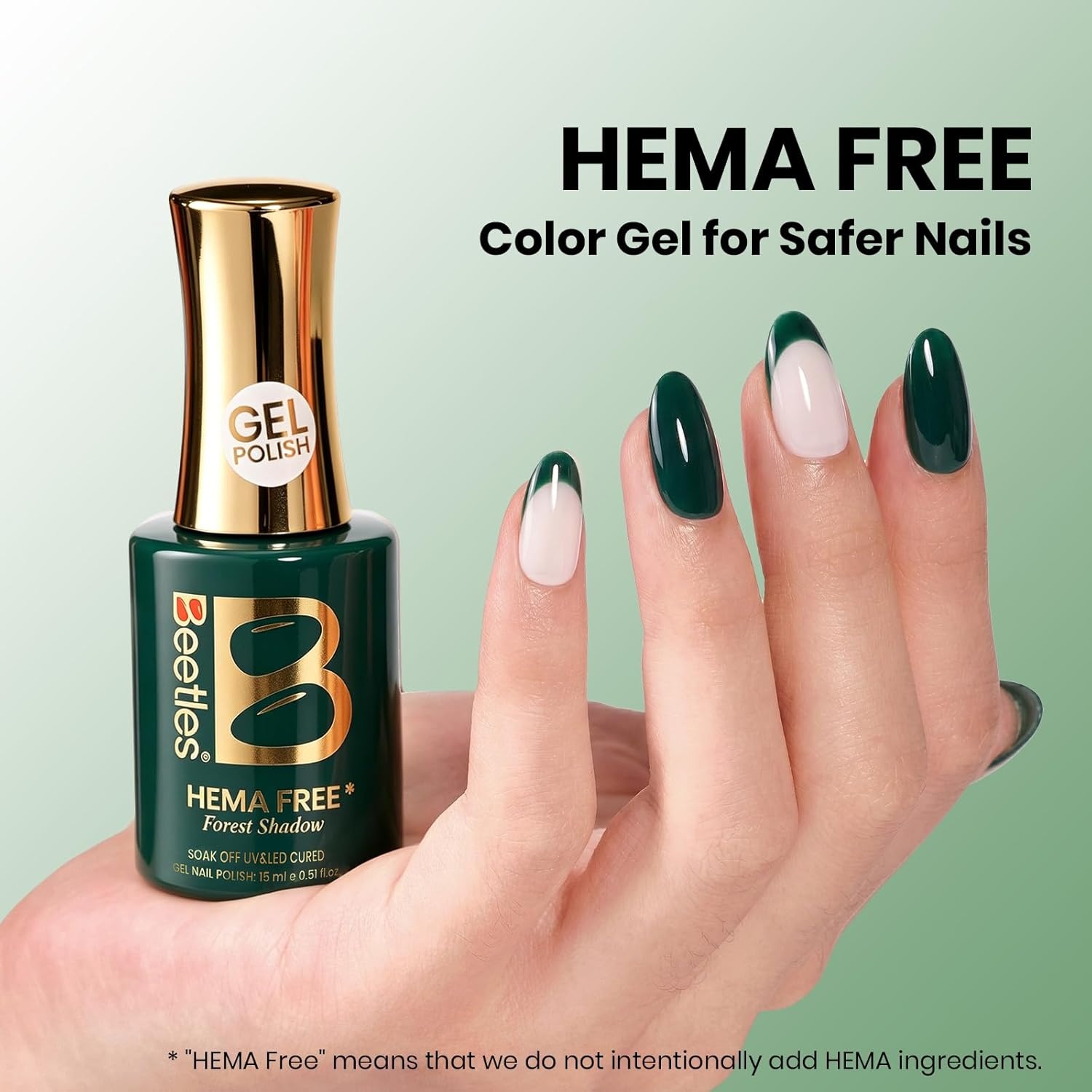 image:imageBeetles Nude Gel Nail Polish Cinnamon Black Tea 15ML Neutral Jelly Warm Nude Pink Nail Polish Base Color Nail Concealer Sheer Translucent Effect Soak Off UV French Nail Art Salon DIY Manicure GiftH Creme Green Forest Shadow