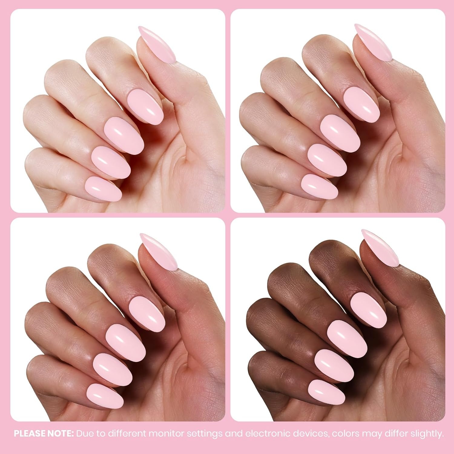 image:imageBeetles Nude Gel Nail Polish Cinnamon Black Tea 15ML Neutral Jelly Warm Nude Pink Nail Polish Base Color Nail Concealer Sheer Translucent Effect Soak Off UV French Nail Art Salon DIY Manicure GiftB Creme Pink Strawberry Milk