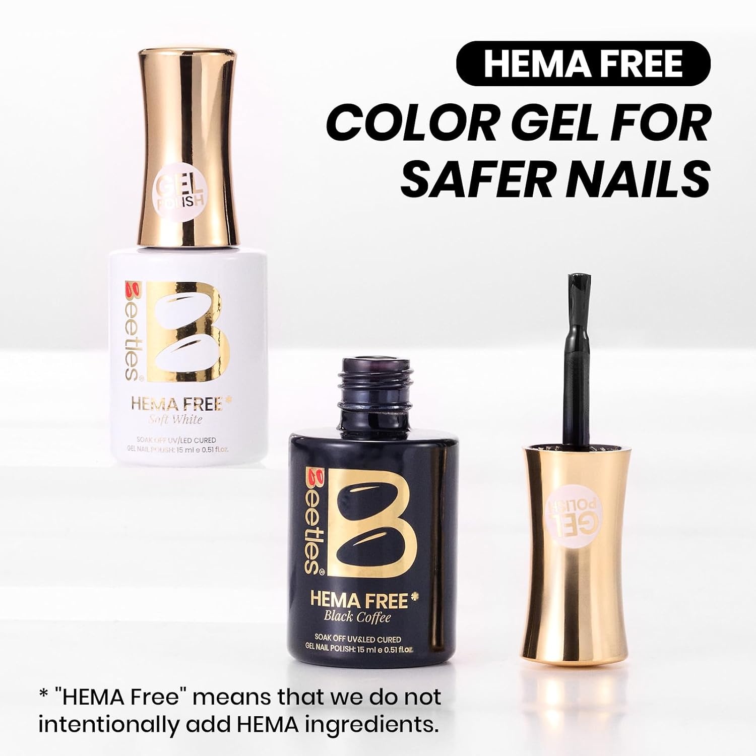 image:imageBeetles Nude Gel Nail Polish Cinnamon Black Tea 15ML Neutral Jelly Warm Nude Pink Nail Polish Base Color Nail Concealer Sheer Translucent Effect Soak Off UV French Nail Art Salon DIY Manicure GiftQ Creme Black White Simple Black White