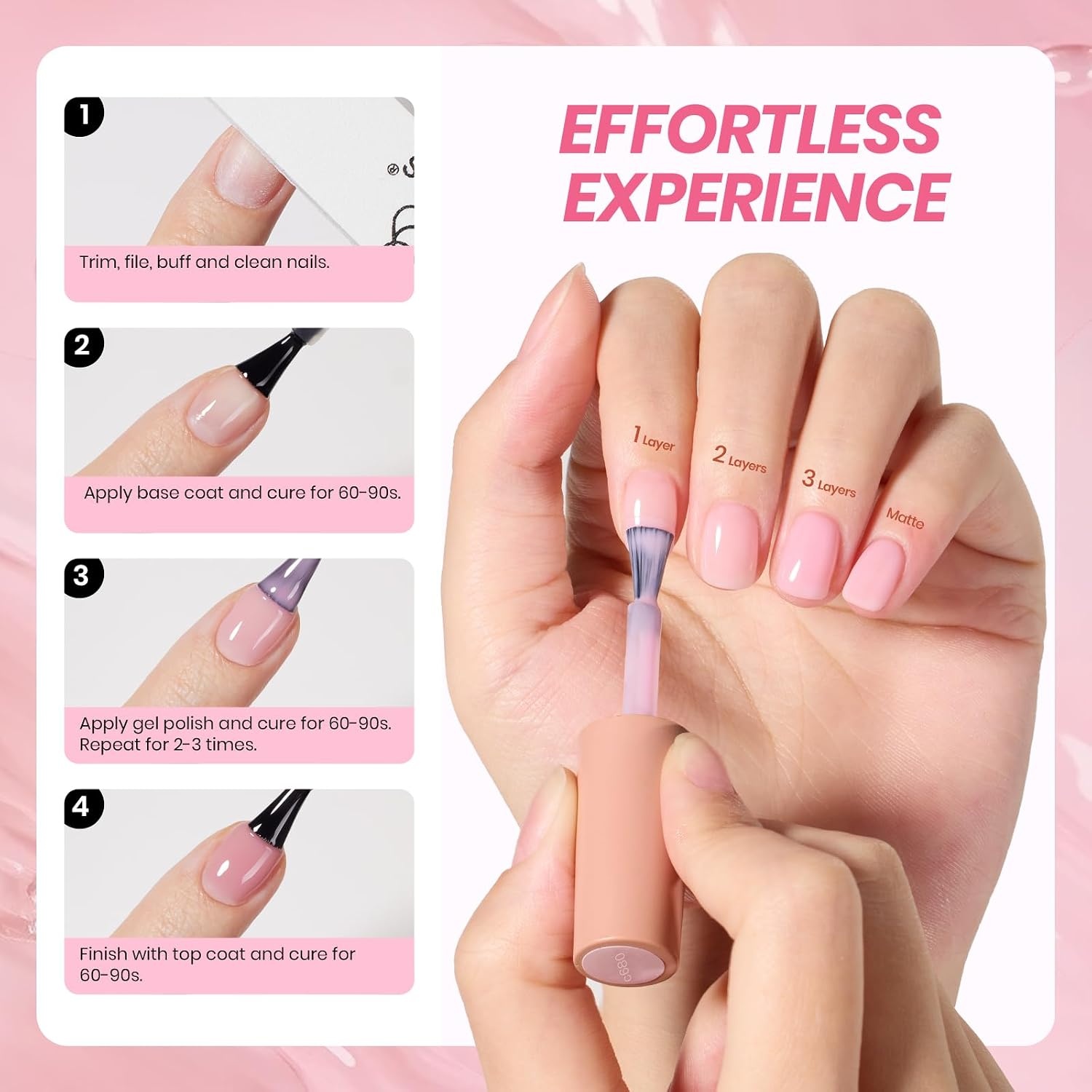 image:imageBeetles Purple Gel Nail Polish Fig Jelly 15ML Deep Purple Jelly Gel Polish Sheer Translucent Nail Polish Soak Off UV French Nail Art Salon DIY at Home Manicure Gift for WomenB Sheer Pink Ballet Tutu
