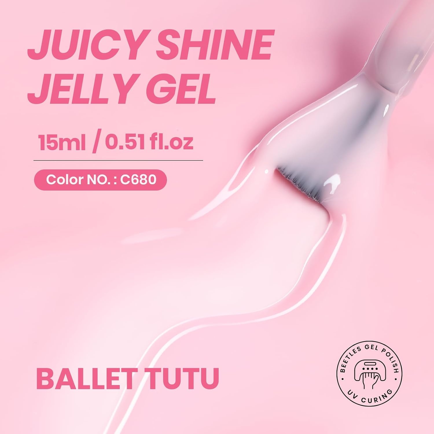 image:imageBeetles Purple Gel Nail Polish Fig Jelly 15ML Deep Purple Jelly Gel Polish Sheer Translucent Nail Polish Soak Off UV French Nail Art Salon DIY at Home Manicure Gift for WomenB Sheer Pink Ballet Tutu