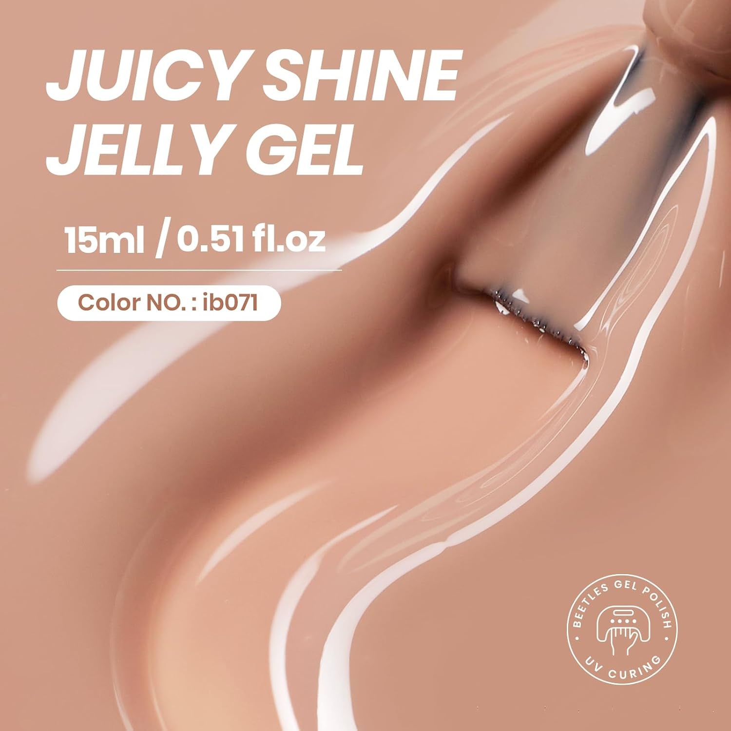 image:imageBeetles Purple Gel Nail Polish Fig Jelly 15ML Deep Purple Jelly Gel Polish Sheer Translucent Nail Polish Soak Off UV French Nail Art Salon DIY at Home Manicure Gift for WomenB Sheer Pink Mocha Mouse Cake